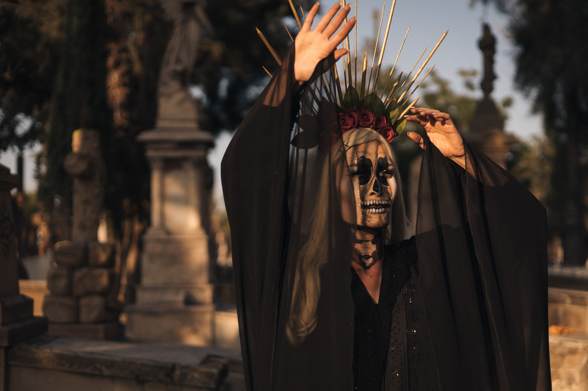 La Catrina | Solo Photoshoot. Lifestyle a rodinná fotografka v Pisku Oxana Telupilova