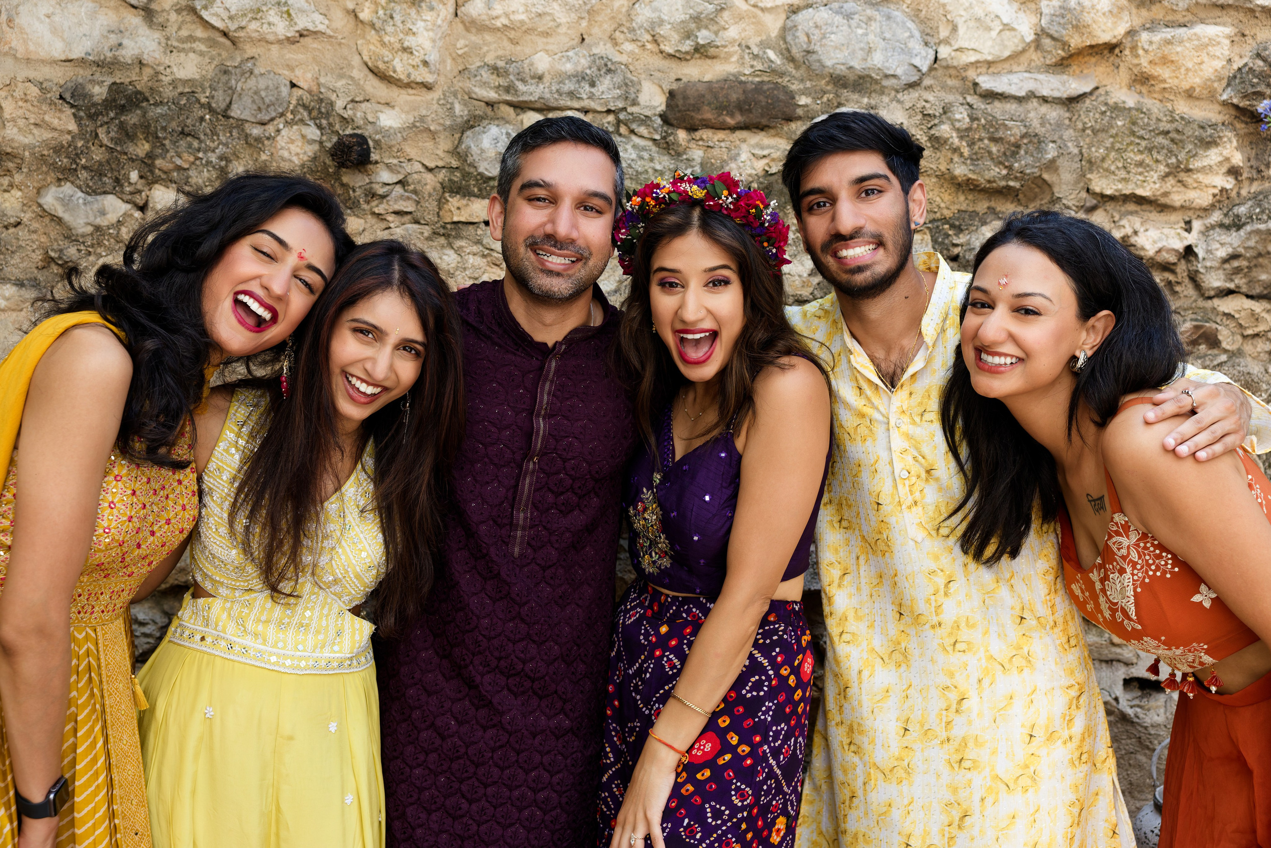 Indian wedding Haldi ceremony & Mehndi Night at Masia Nur, Sitges, Spain Preview