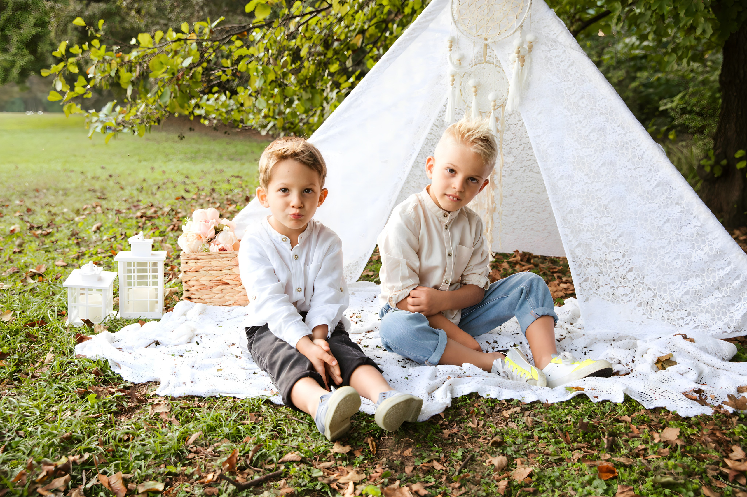 Maggie e la sua bellissima famiglia. Luci e Capricci Photography