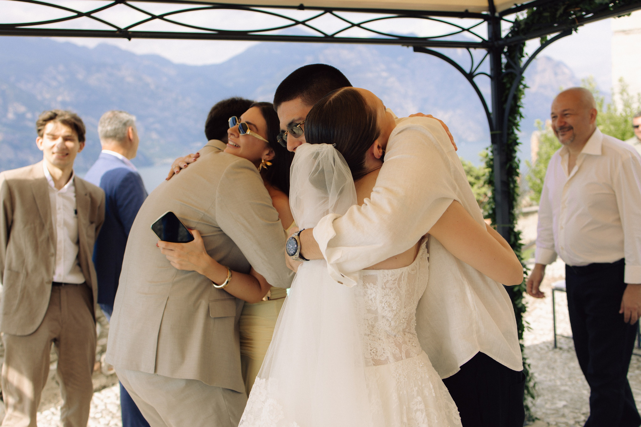 Wedding at Lake Garda in Limone sul Garda and Malcesine, Italy — Sofia and Egor. Liza Bizzaro — Italy Wedding, Love Story & Portrait Photographer in Milan, Turin, Piedmont and Across Italy