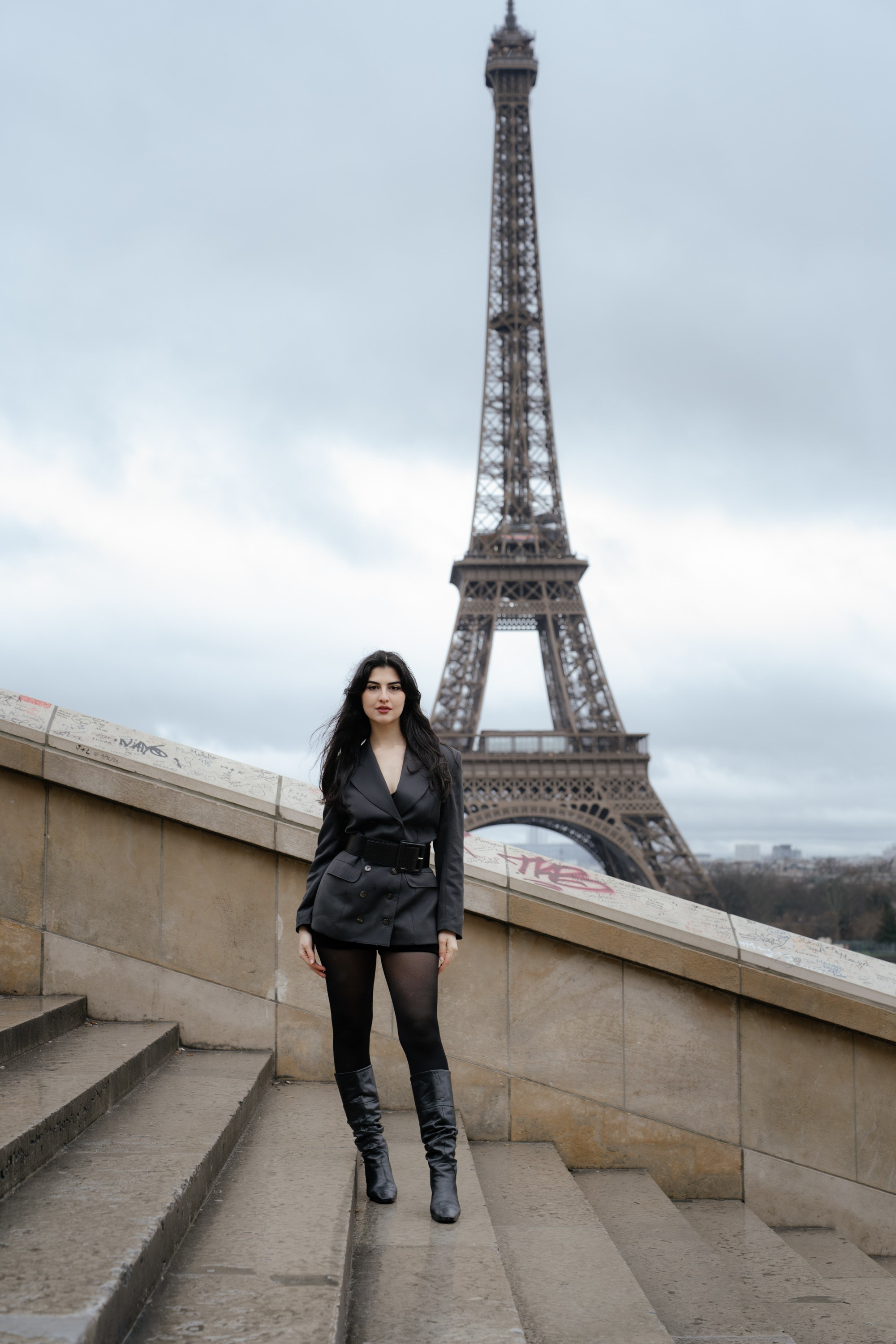 Solo Portrait Session: Trocadero. Paris Photographer & Videographer