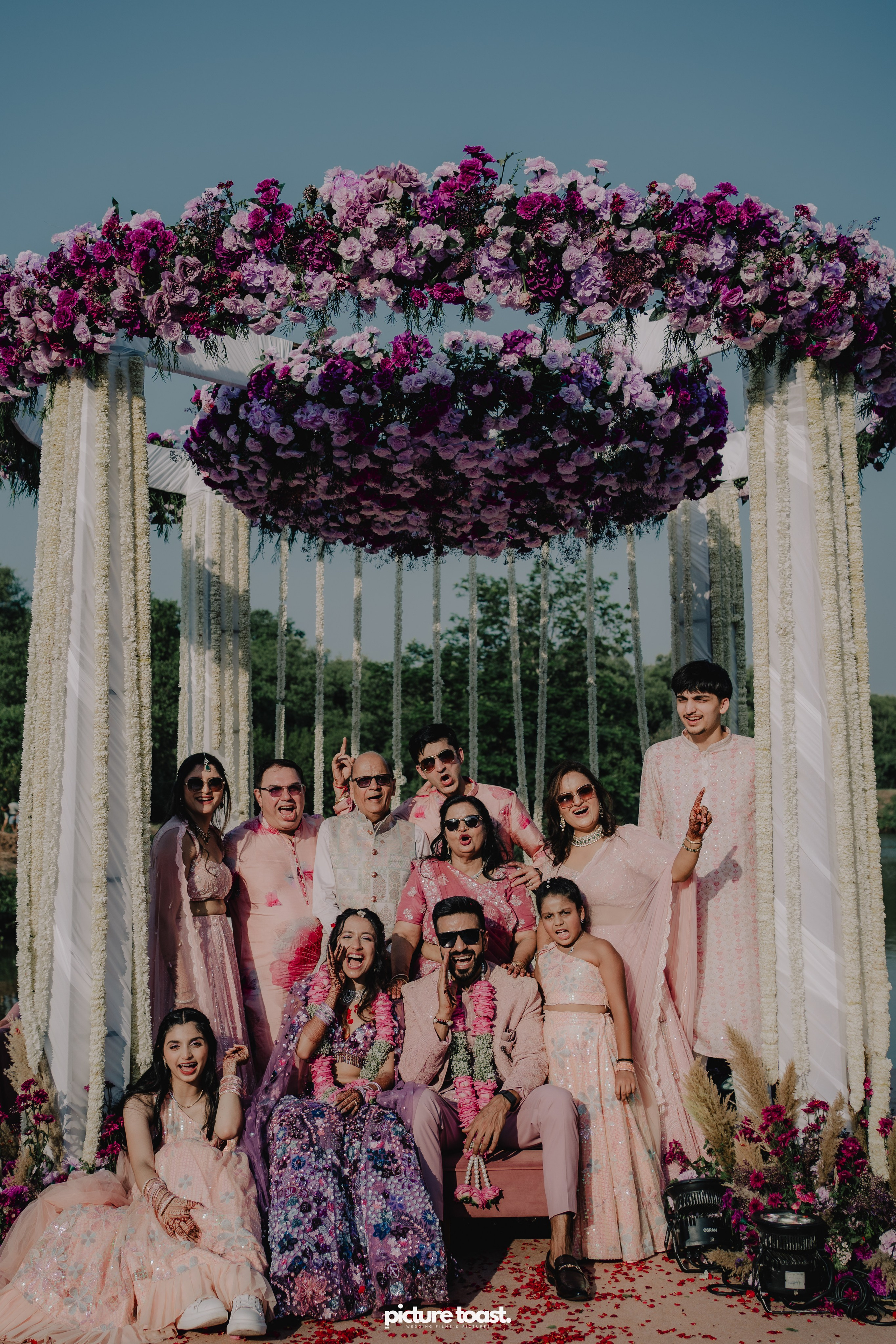Varamala Ft. Barbie & Aneesh. Fine art Wedding Photographers in India & Canada