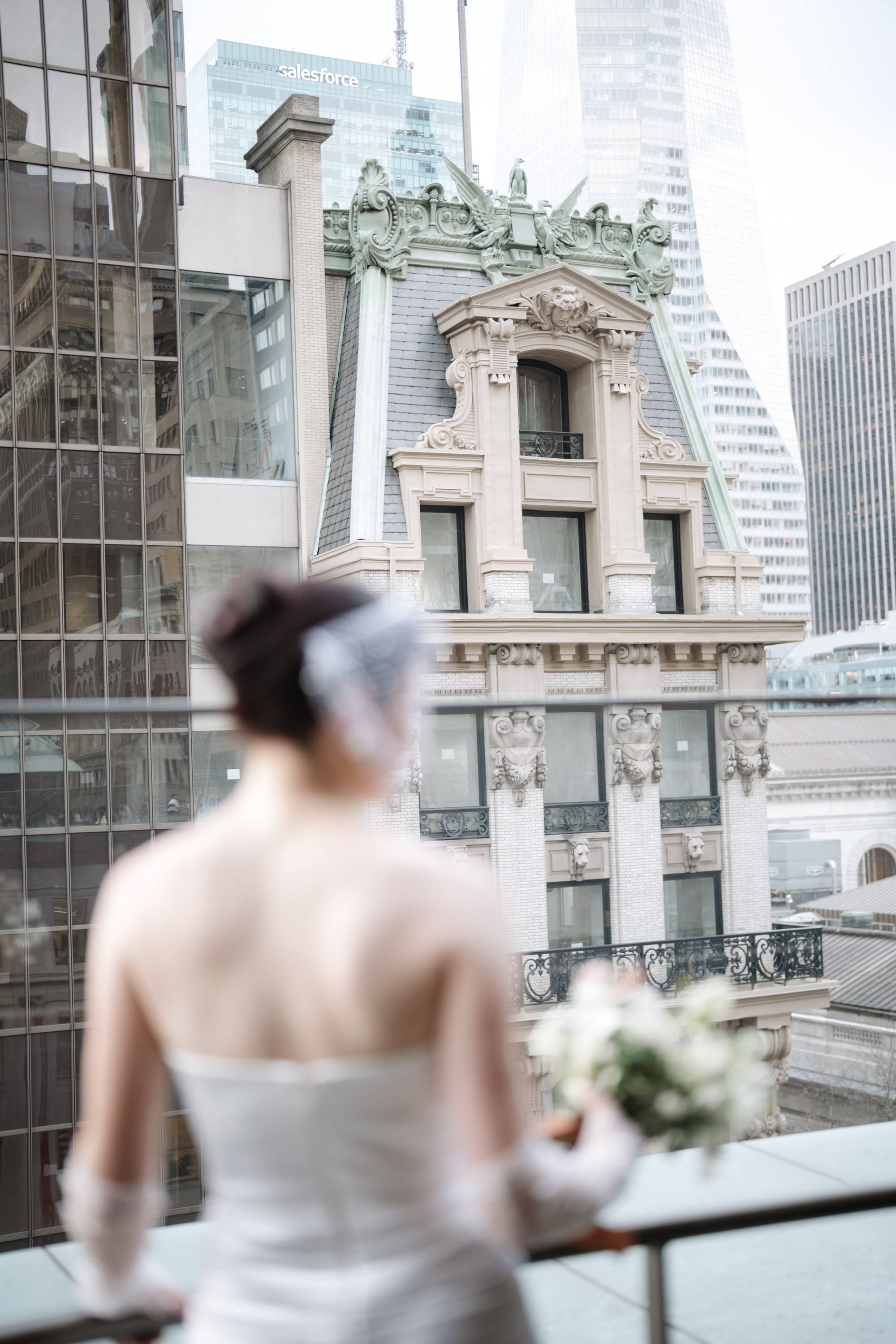 Lily as a bride. Portrait and wedding photographer in New York