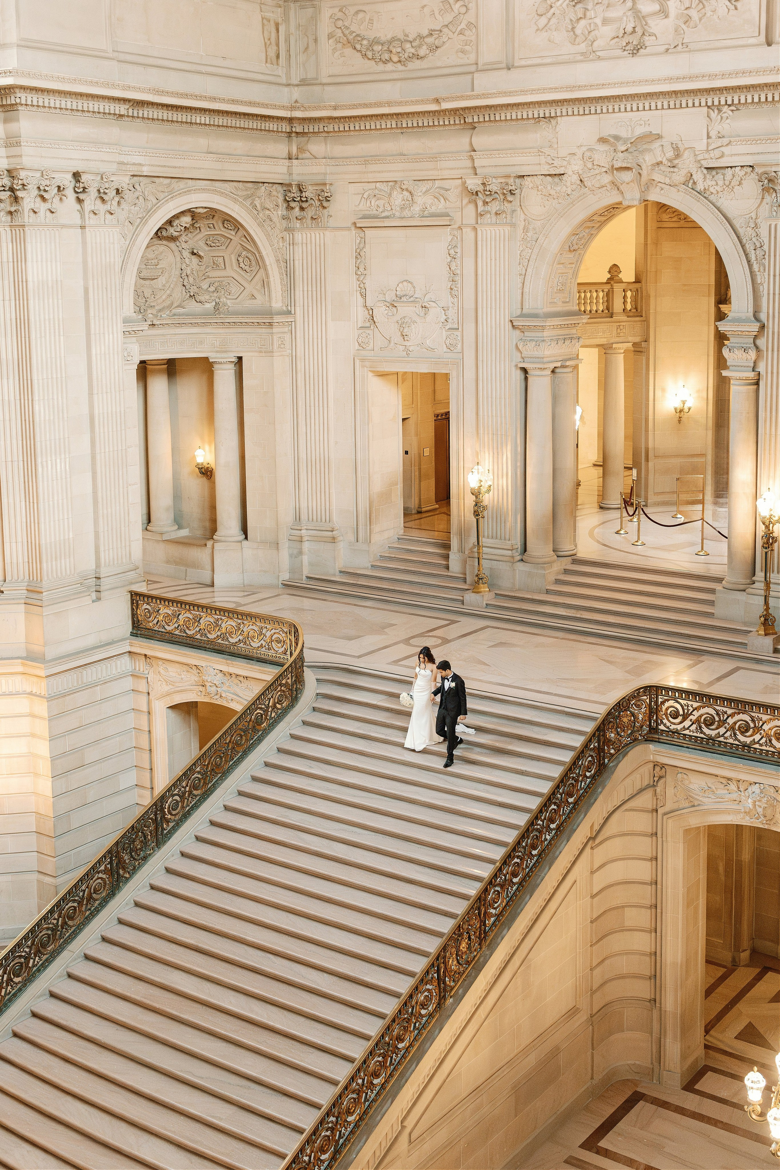 San Francisco City Hall Wedding. Wedding Photography & Videography Team in California, Los Angeles, San Francisco, San Diego and Travel