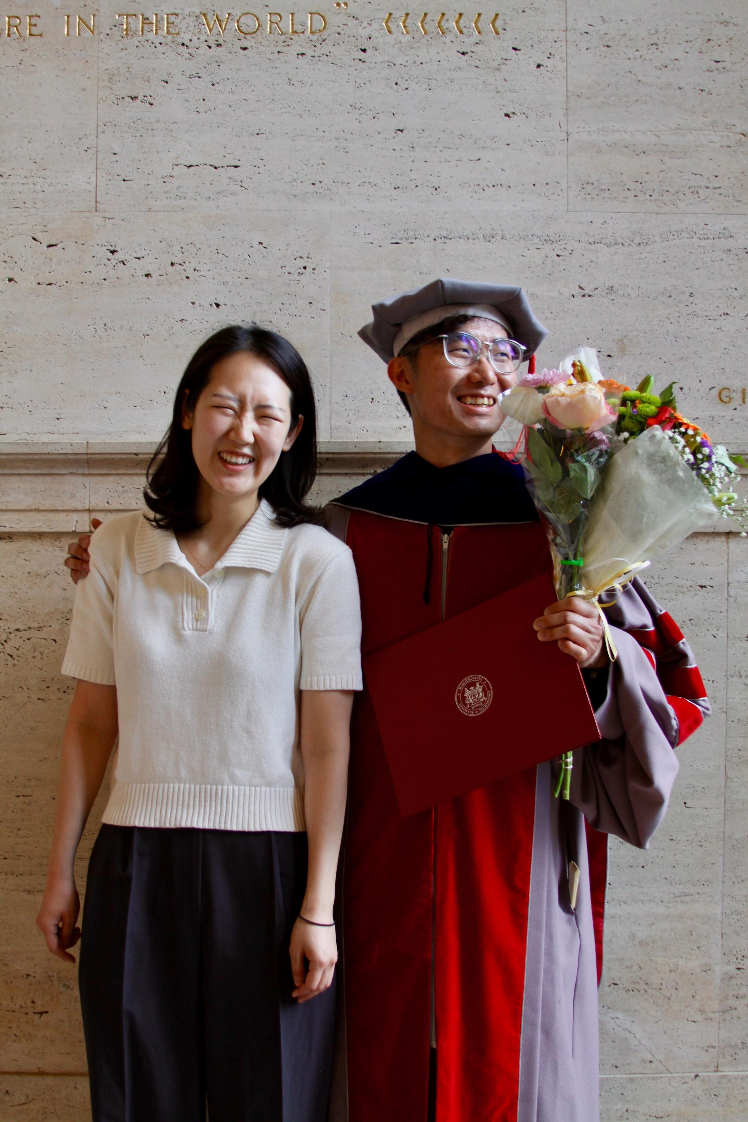 PhD graduation with Elton. Kelly Sang, graduation and portrait photographer in Boston