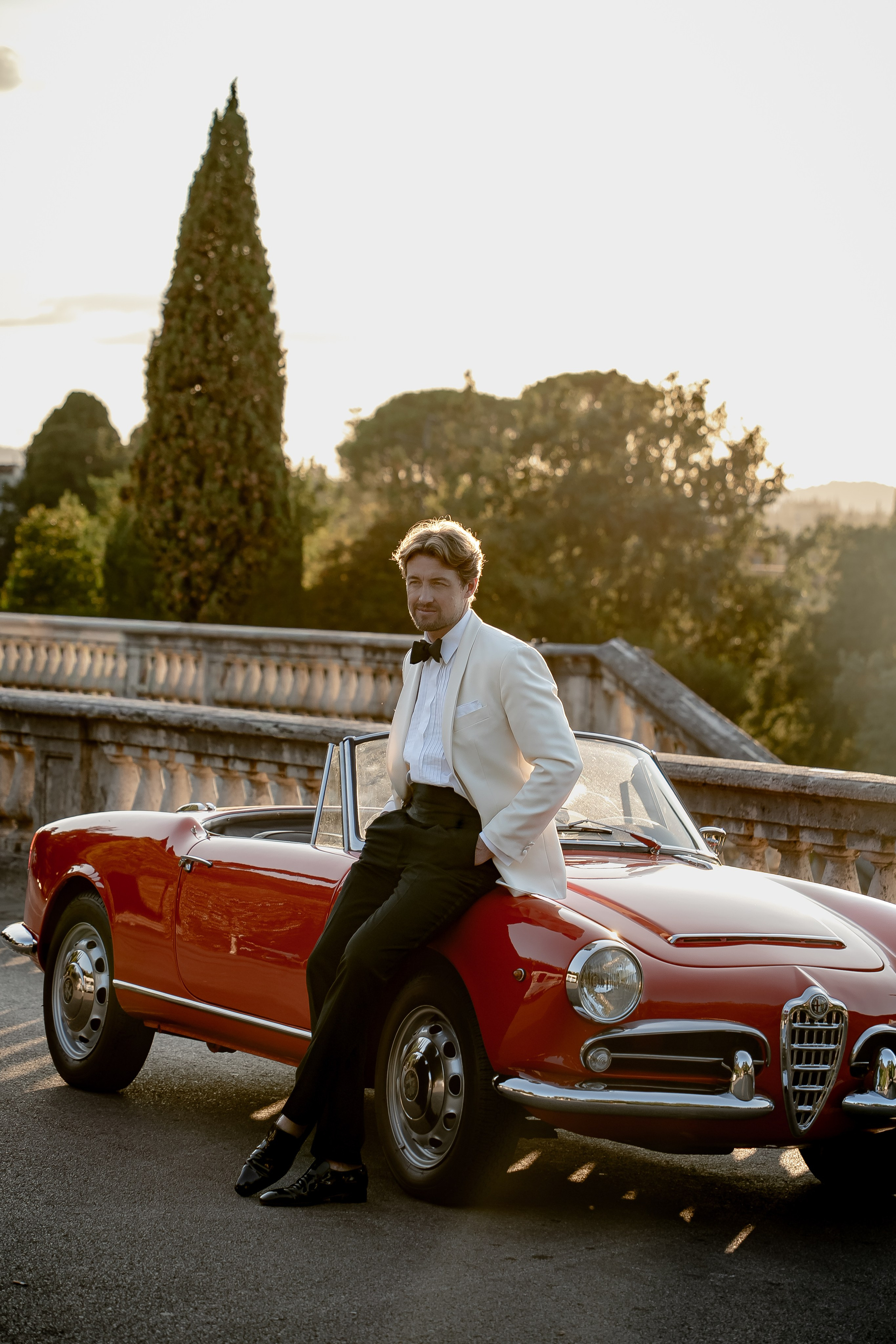 Retro cars in Florence Tuscany. Wedding Photographer in Italy