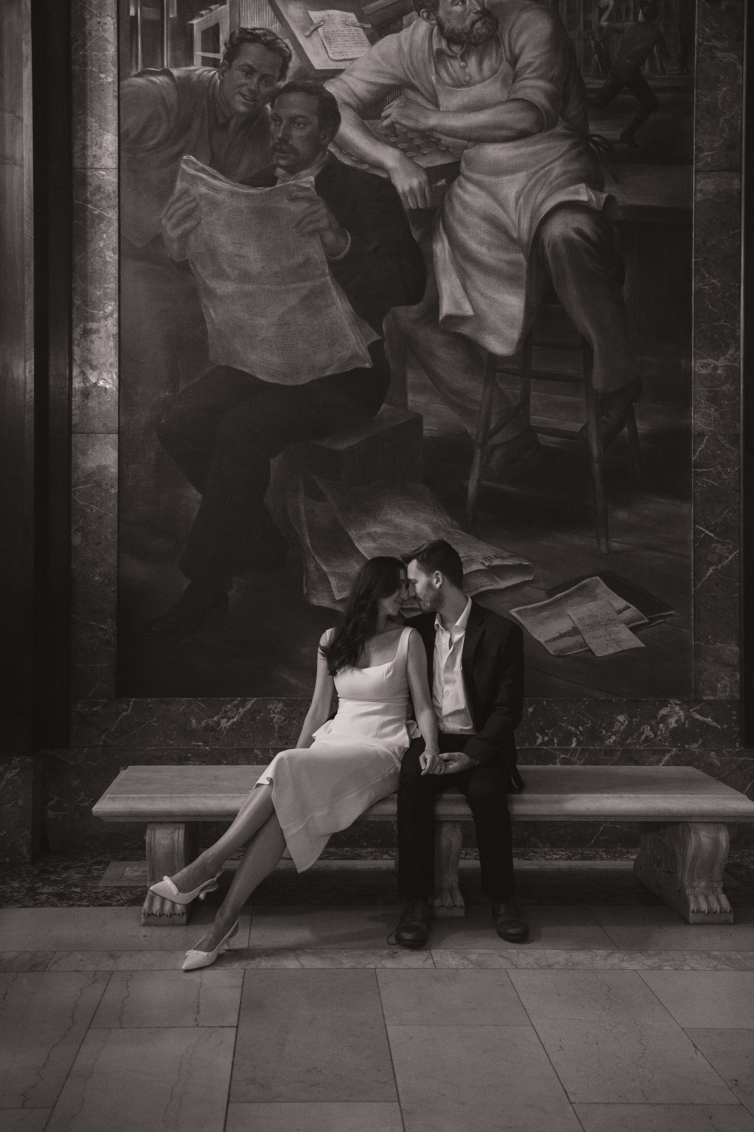Library love story. New York + destination photographer