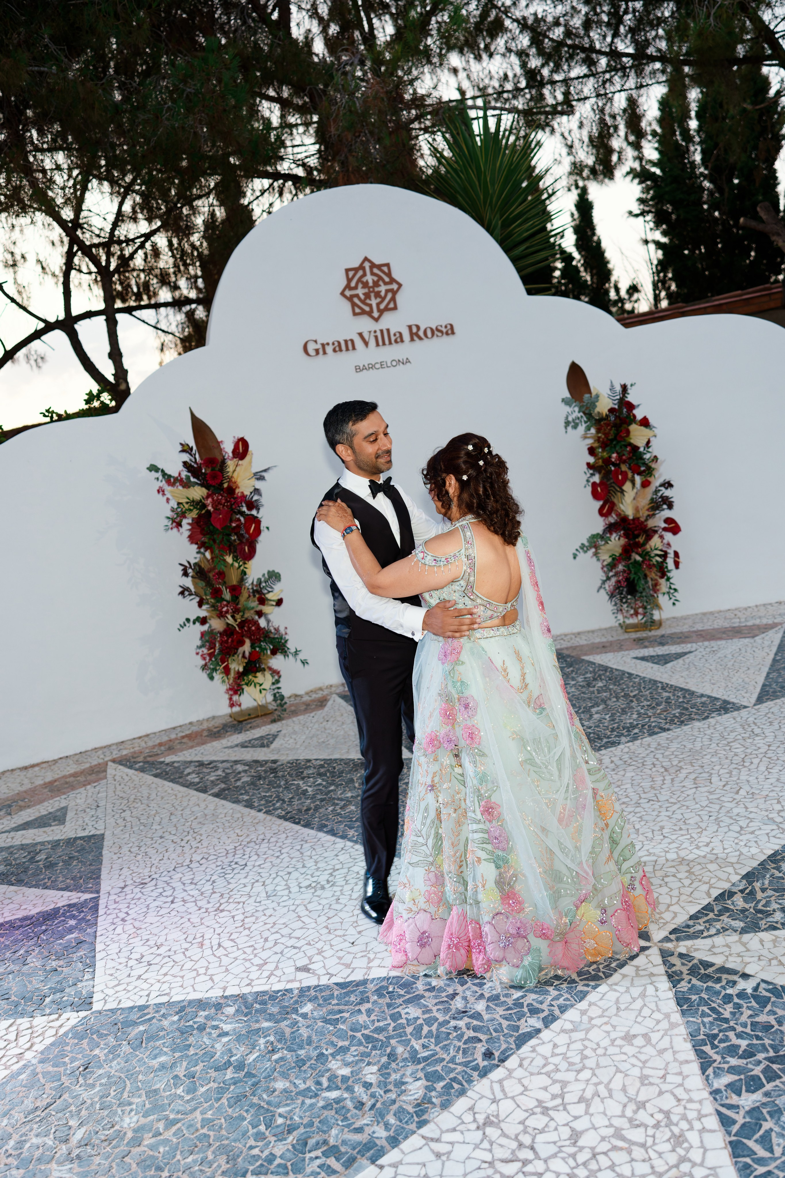 Indian wedding at Gran Villa Rosa, Barcelona
