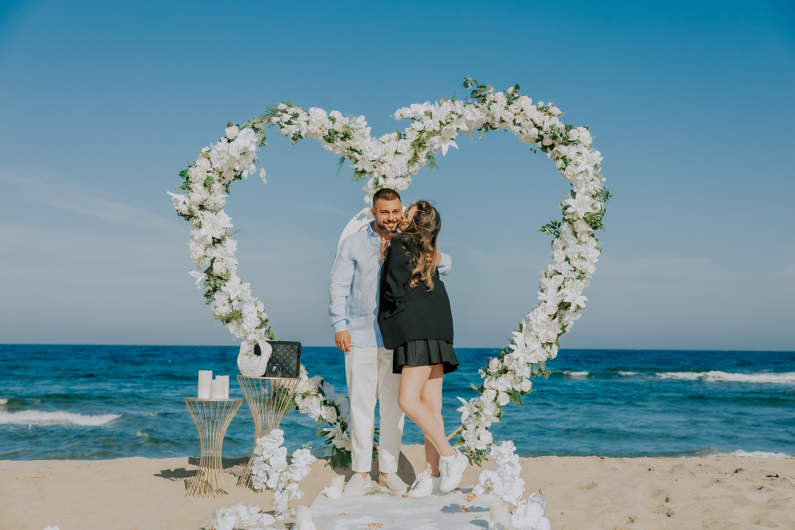 Годеж на плажа. Фотограф Ирина Йотова