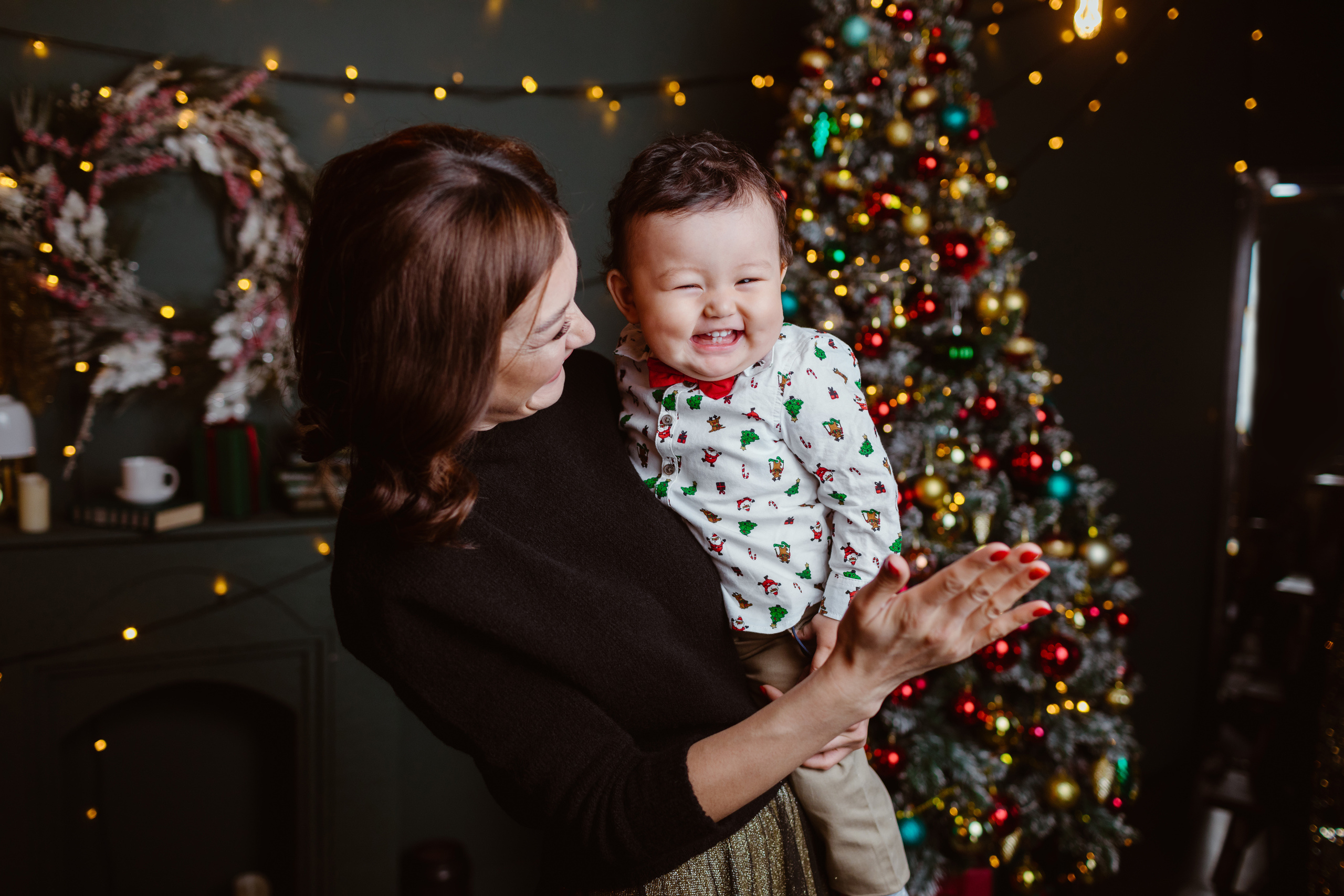 Семейная фотосессия в студии. Фотограф в Бишкеке Оксана Шувалова