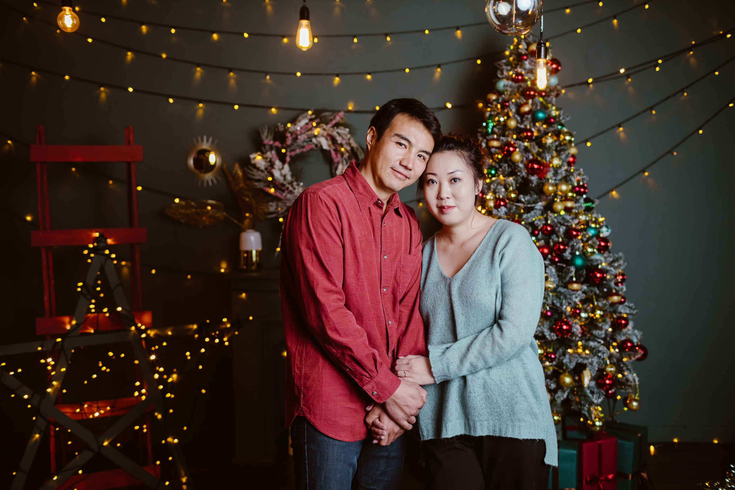 Семейная фотосессия в студии. Фотограф в Бишкеке Оксана Шувалова