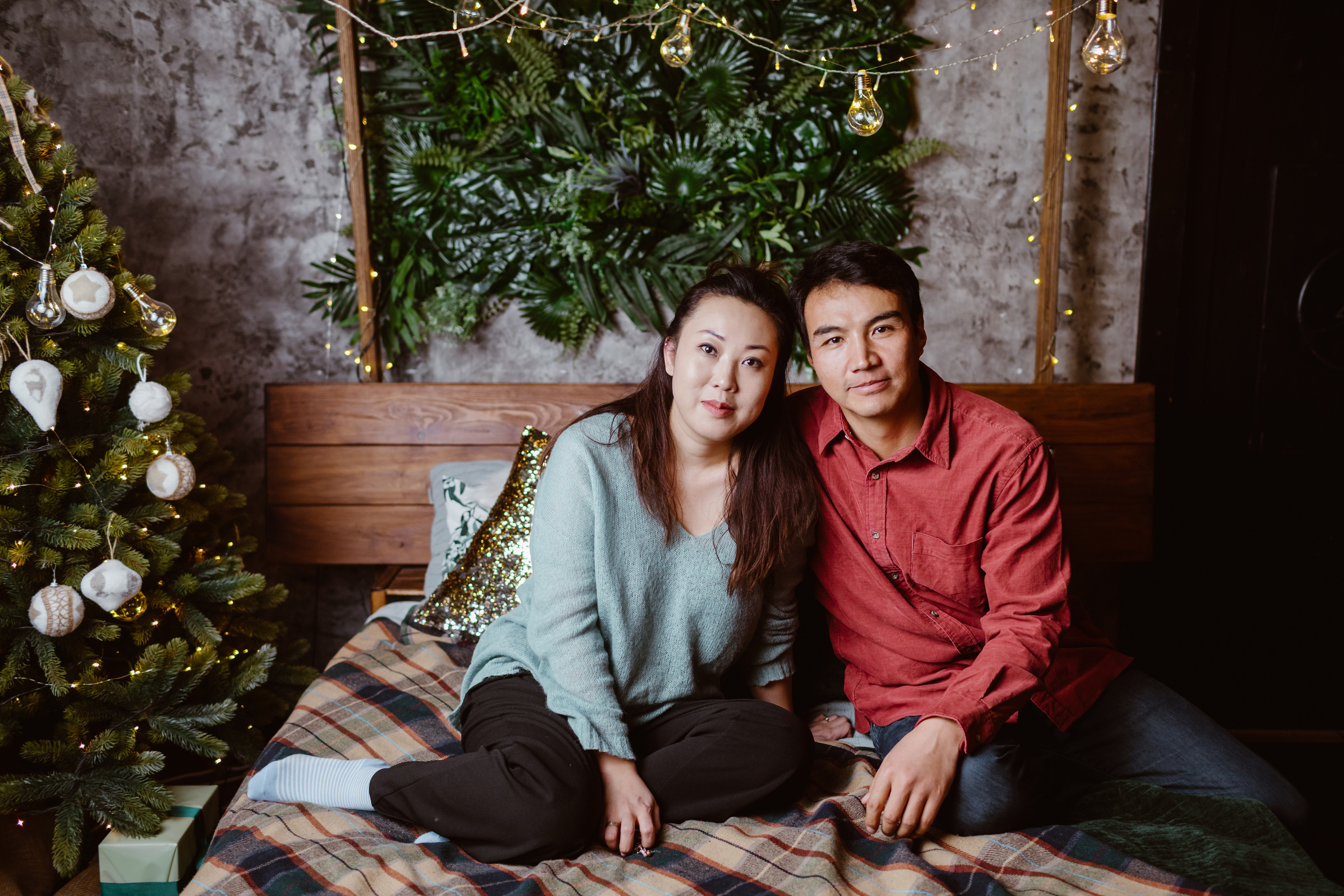 Семейная фотосессия в студии. Фотограф в Бишкеке Оксана Шувалова