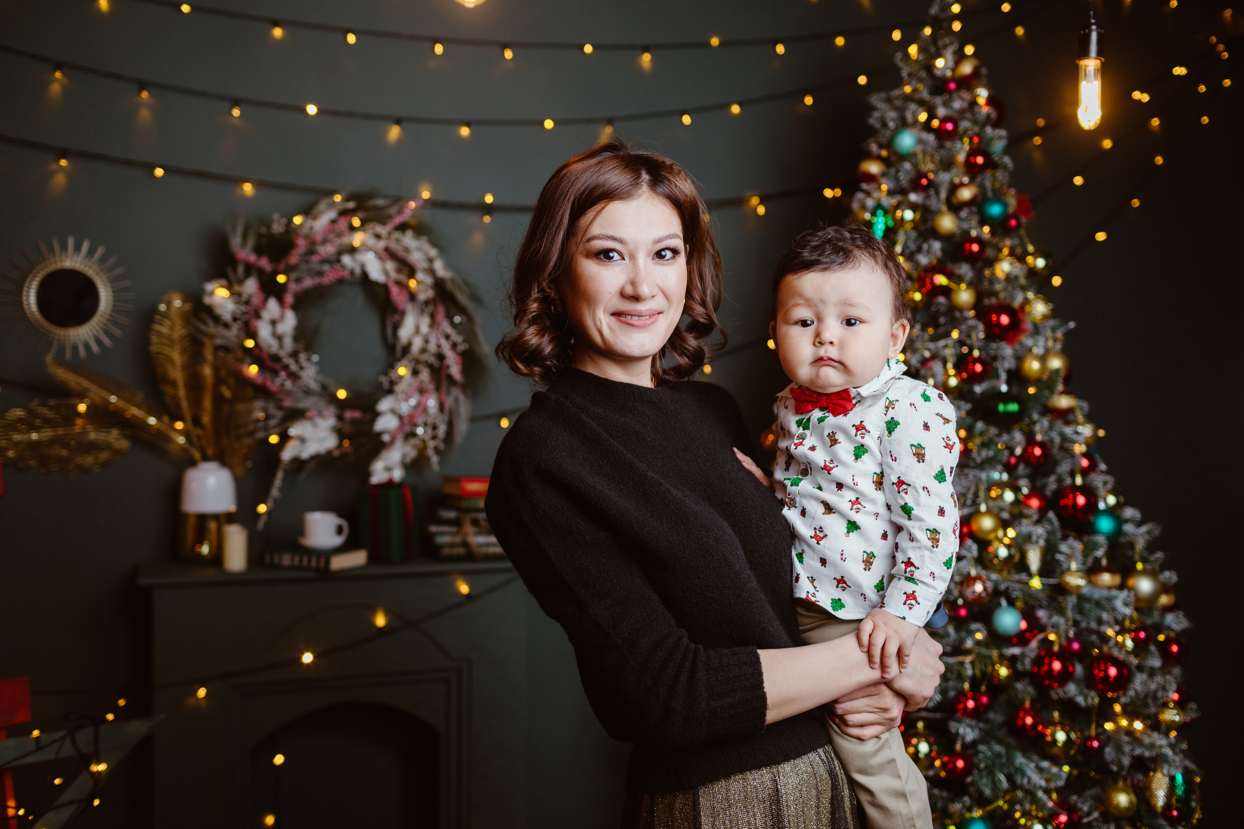 Семейная фотосессия в студии. Фотограф в Бишкеке Оксана Шувалова