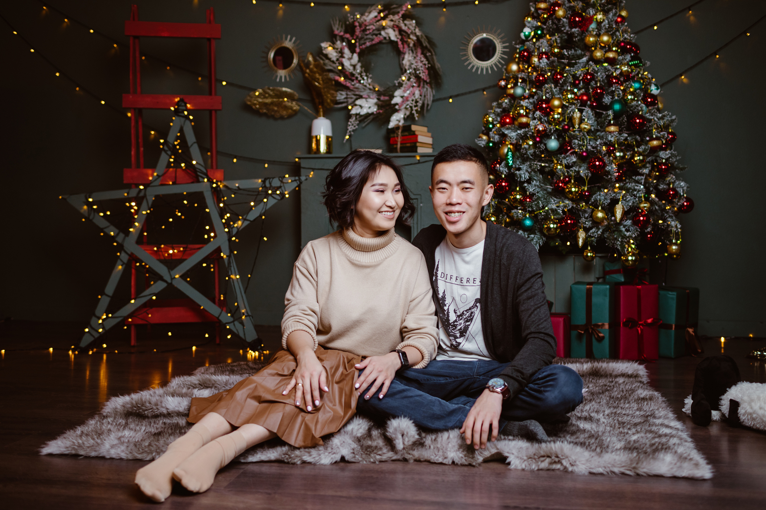 Семейная фотосессия в студии. Фотограф в Бишкеке Оксана Шувалова