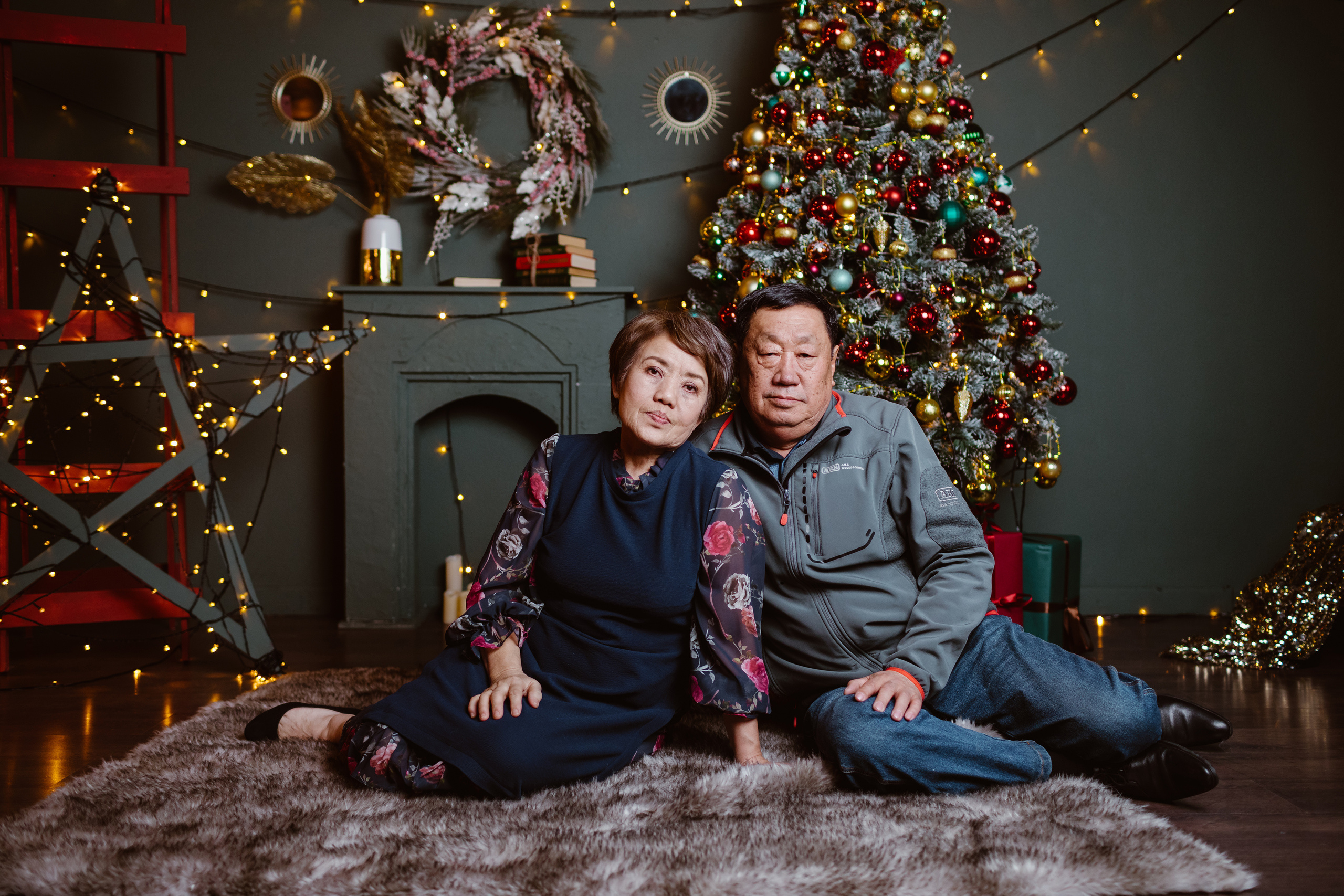 Семейная фотосессия в студии. Фотограф в Бишкеке Оксана Шувалова