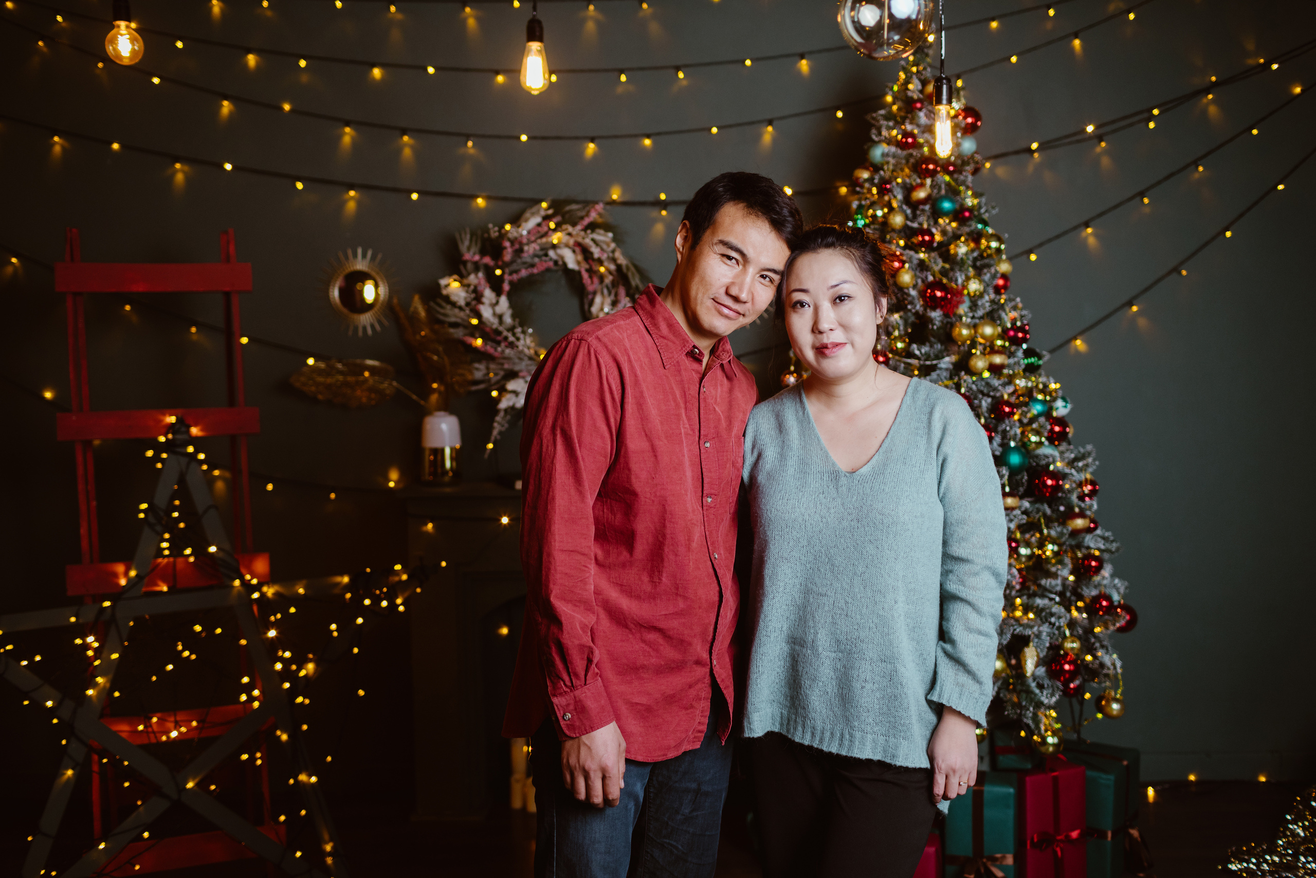 Семейная фотосессия в студии. Фотограф в Бишкеке Оксана Шувалова