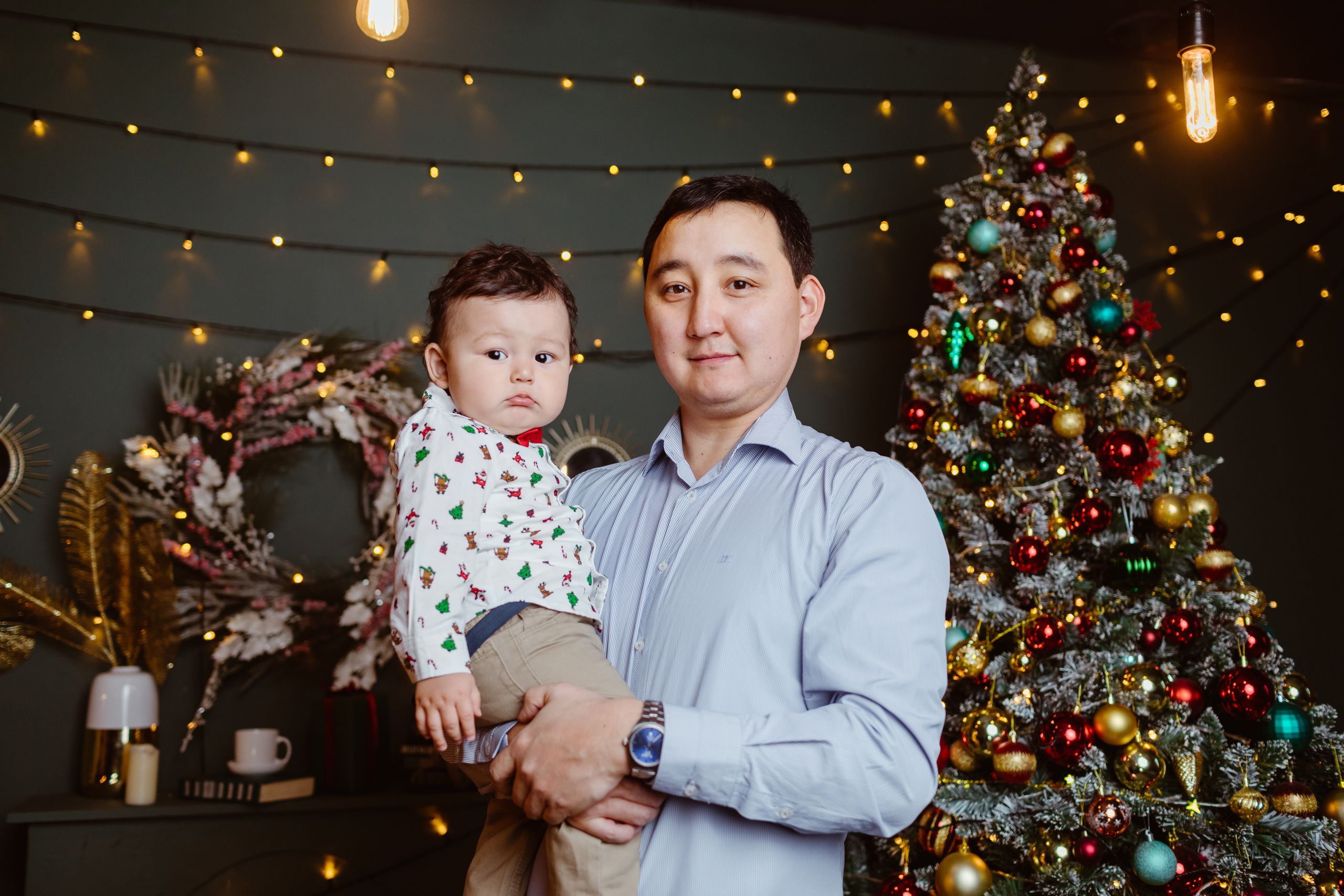 Семейная фотосессия в студии. Фотограф в Бишкеке Оксана Шувалова