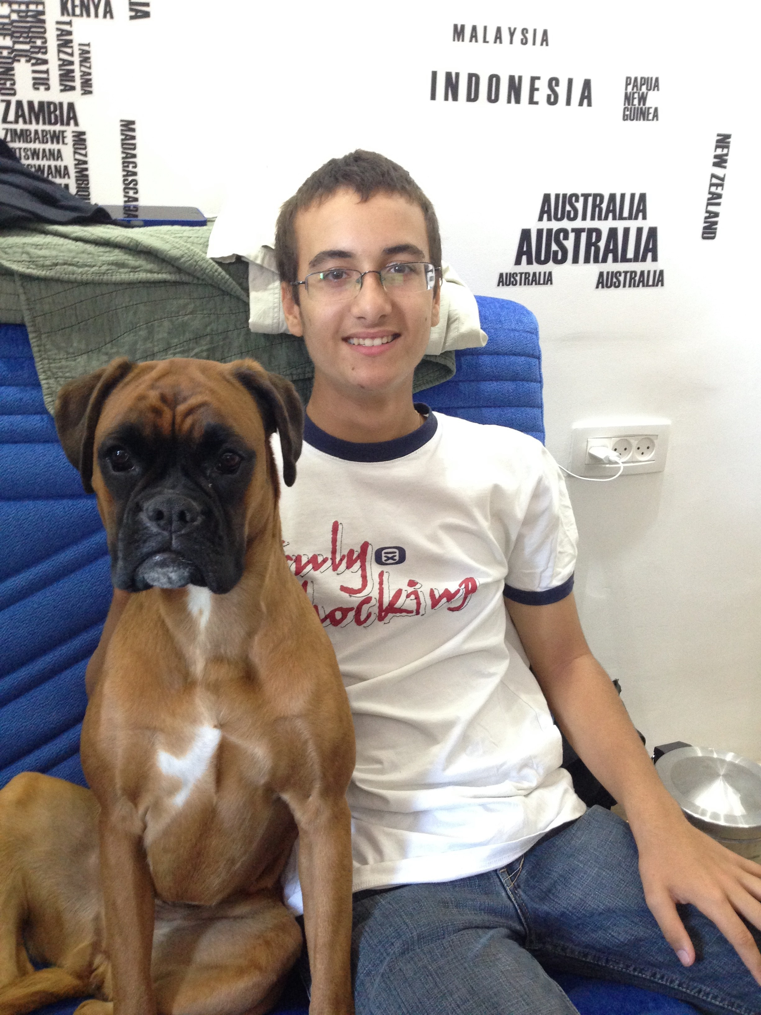 My ״Star״ Boxer Dog