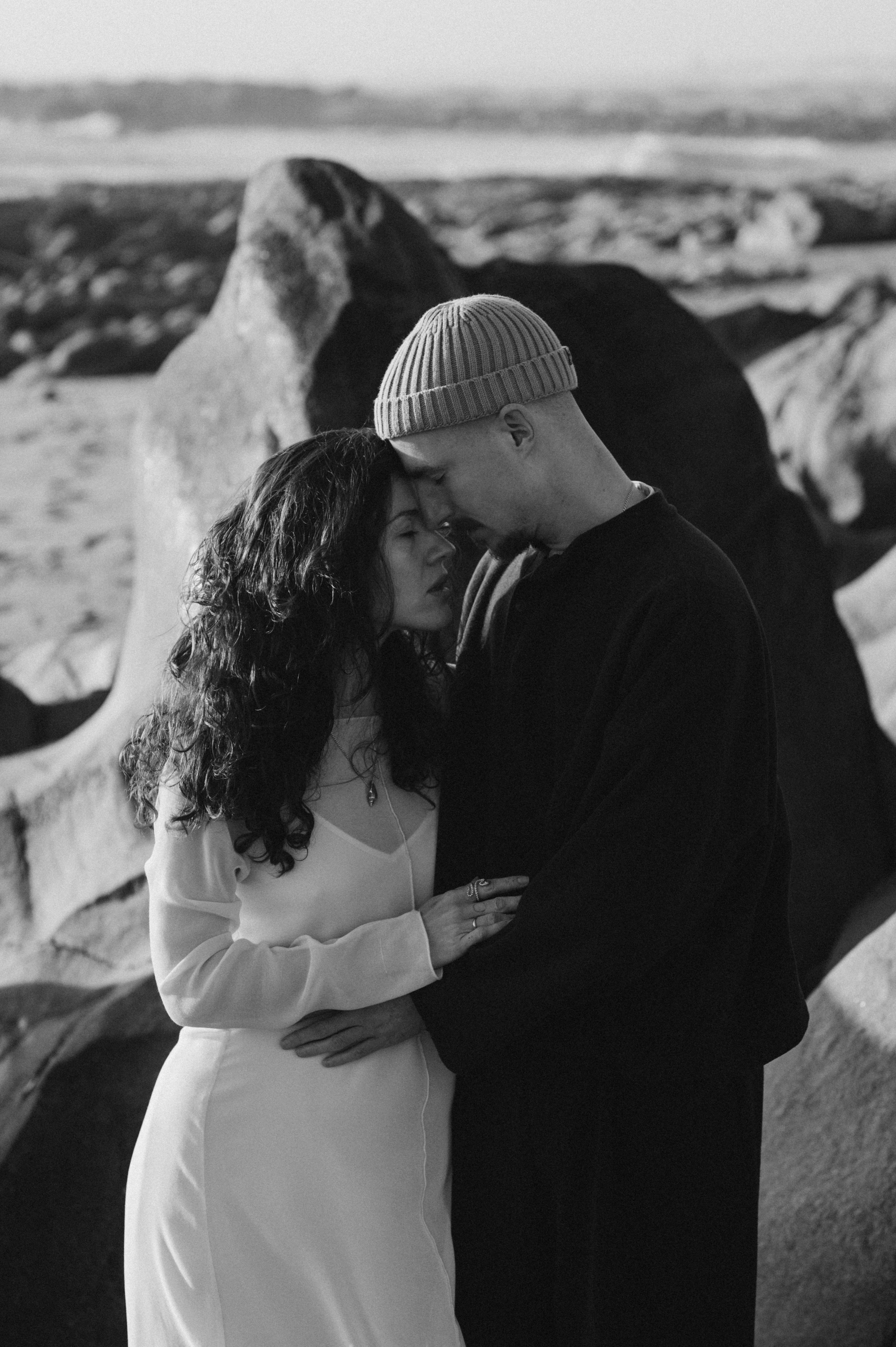 Zuhause im Herzen | Shooting an der Ozeanküste. Fotografin Ansbach - Paare | Hochzeit | After Wedding