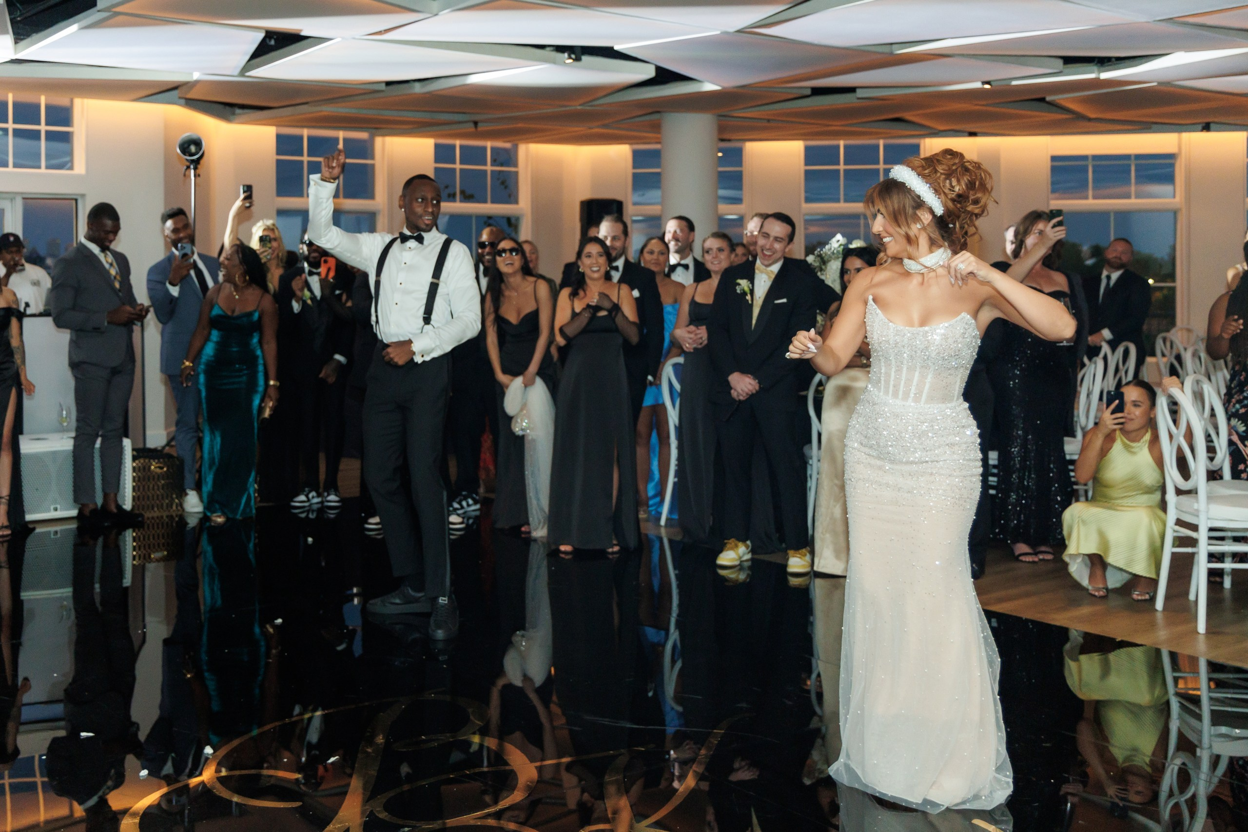 Briana & Kefim, Maritime Pars, Jersey City, NJ. Wedding Photo & Video