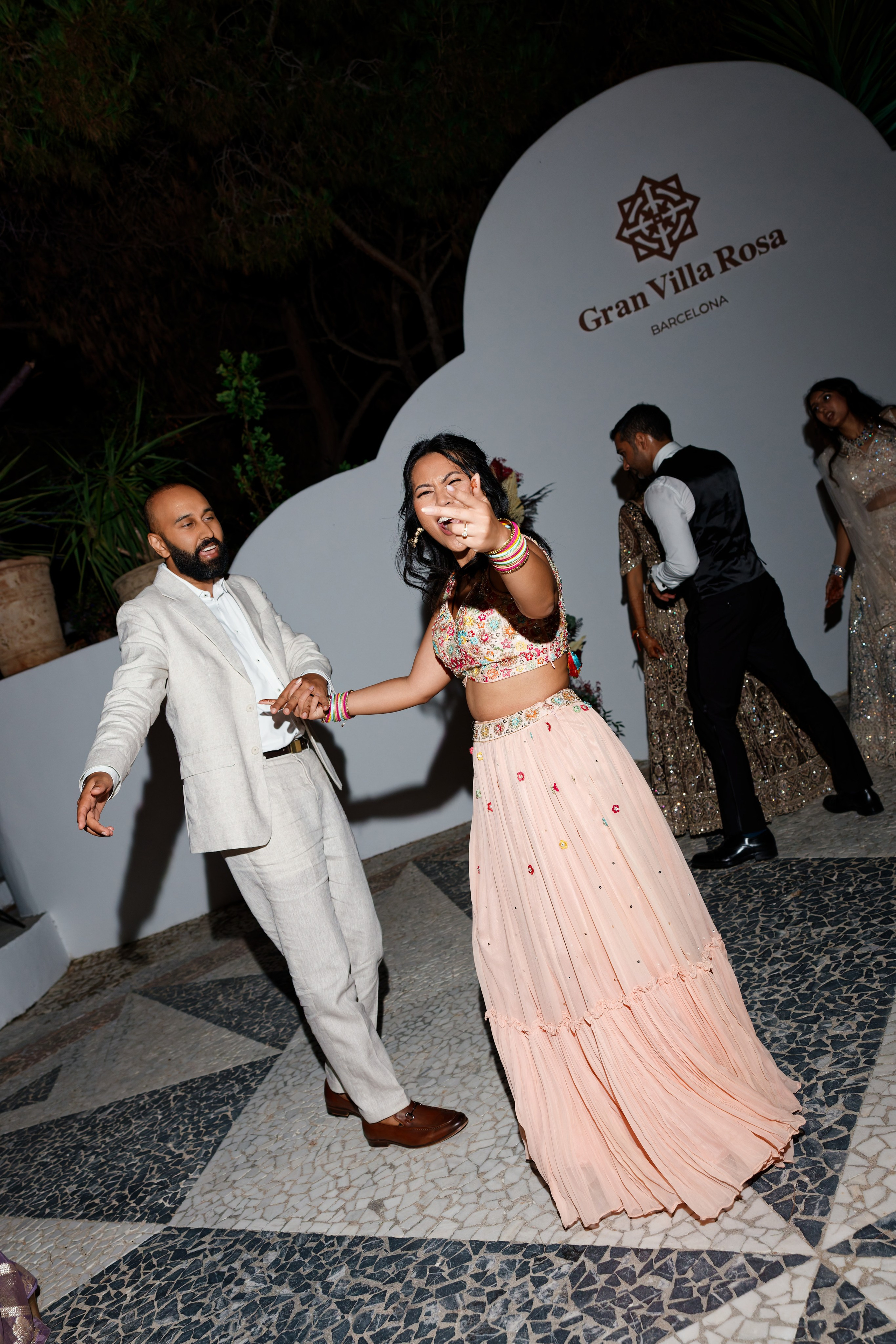 Indian wedding at Gran Villa Rosa, Barcelona