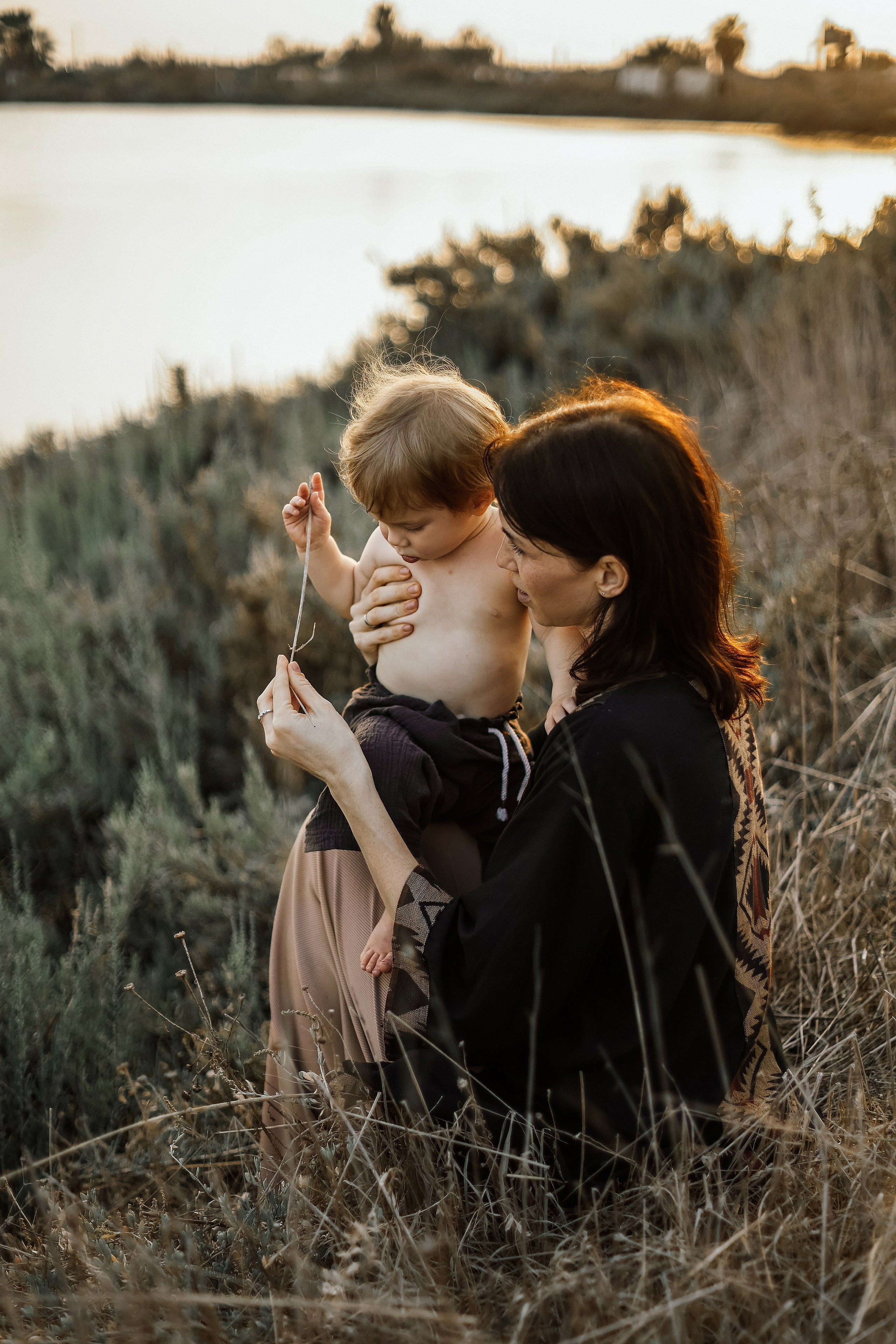 Little curls in Atlit. Family photographer in Israel