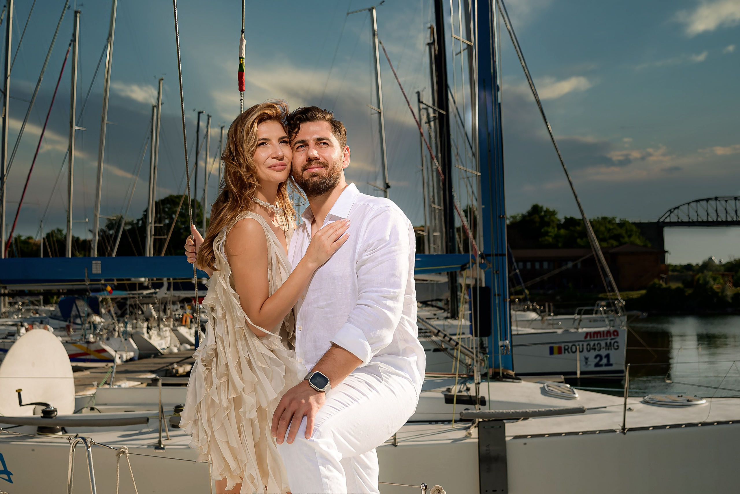 Raluca & Adi - Cununie civila pe apa. Vladimir Constantinescu - Fotograf de nunta Constanta