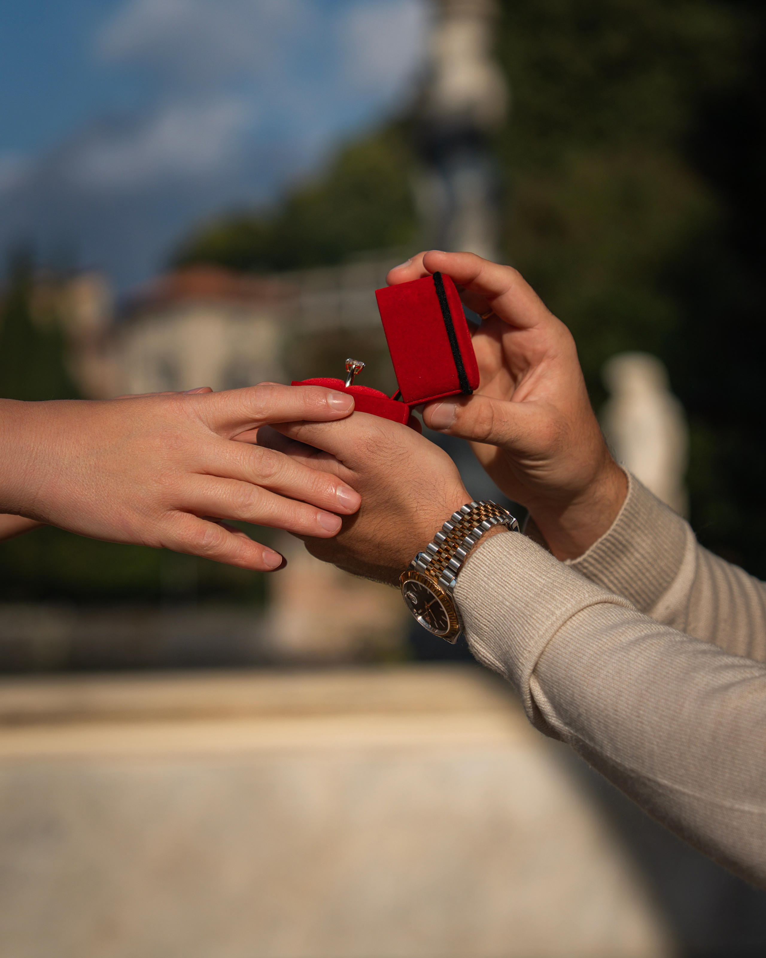 Villa Monastero proposal. Fotografo matrimonio Lago di Como Ferrari Media Production