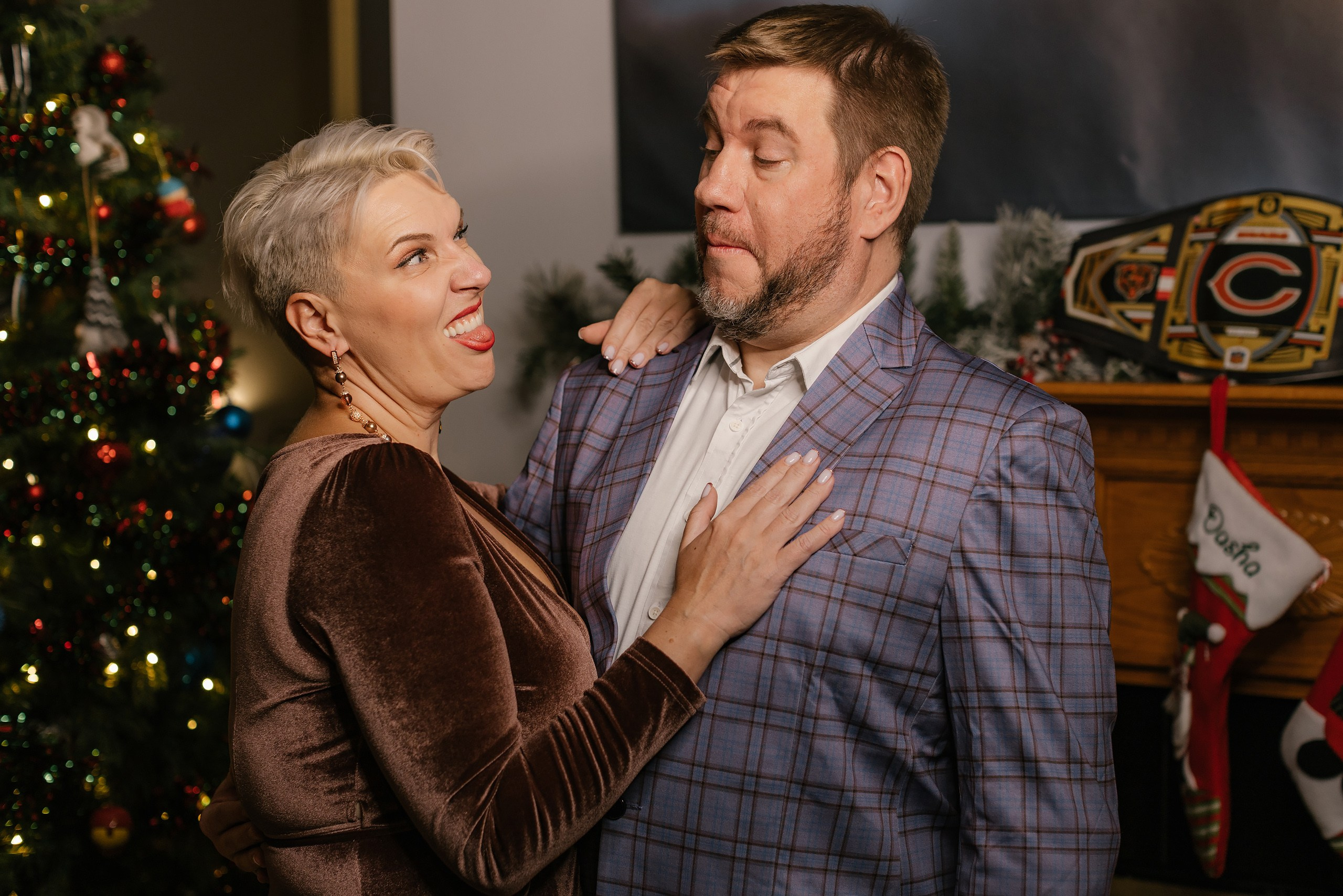 12.07.2025 Christmas Photoshoot. Wedding family event photographer in Chicago Nick Yushevich