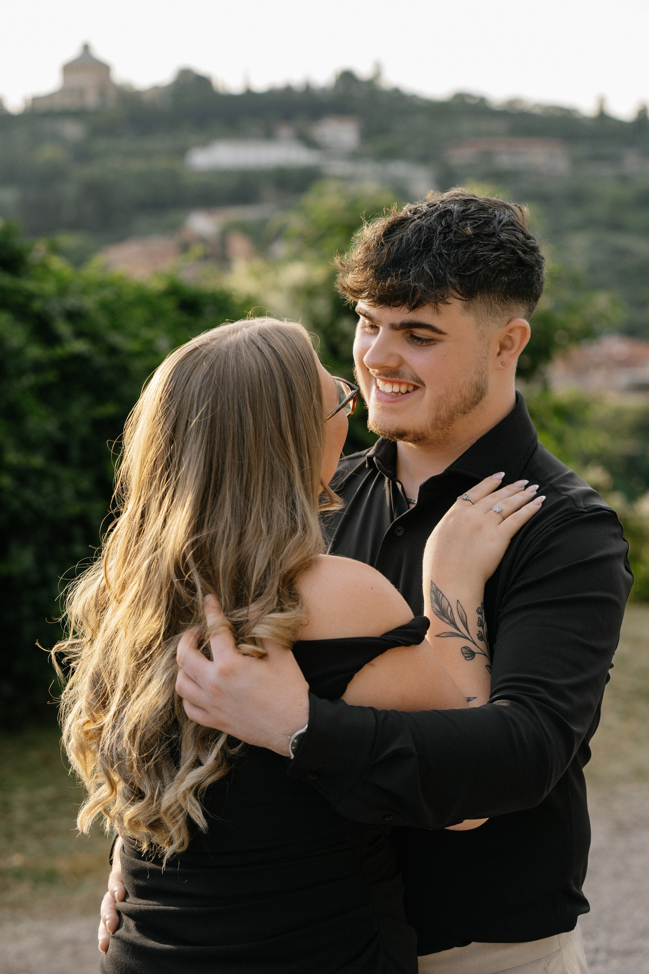 A & A (Castel San Pietro, Verona, Italy). Marriage Proposal Photographer in Verona, Lake Garda and Dolomites| Diana Fedrigo
