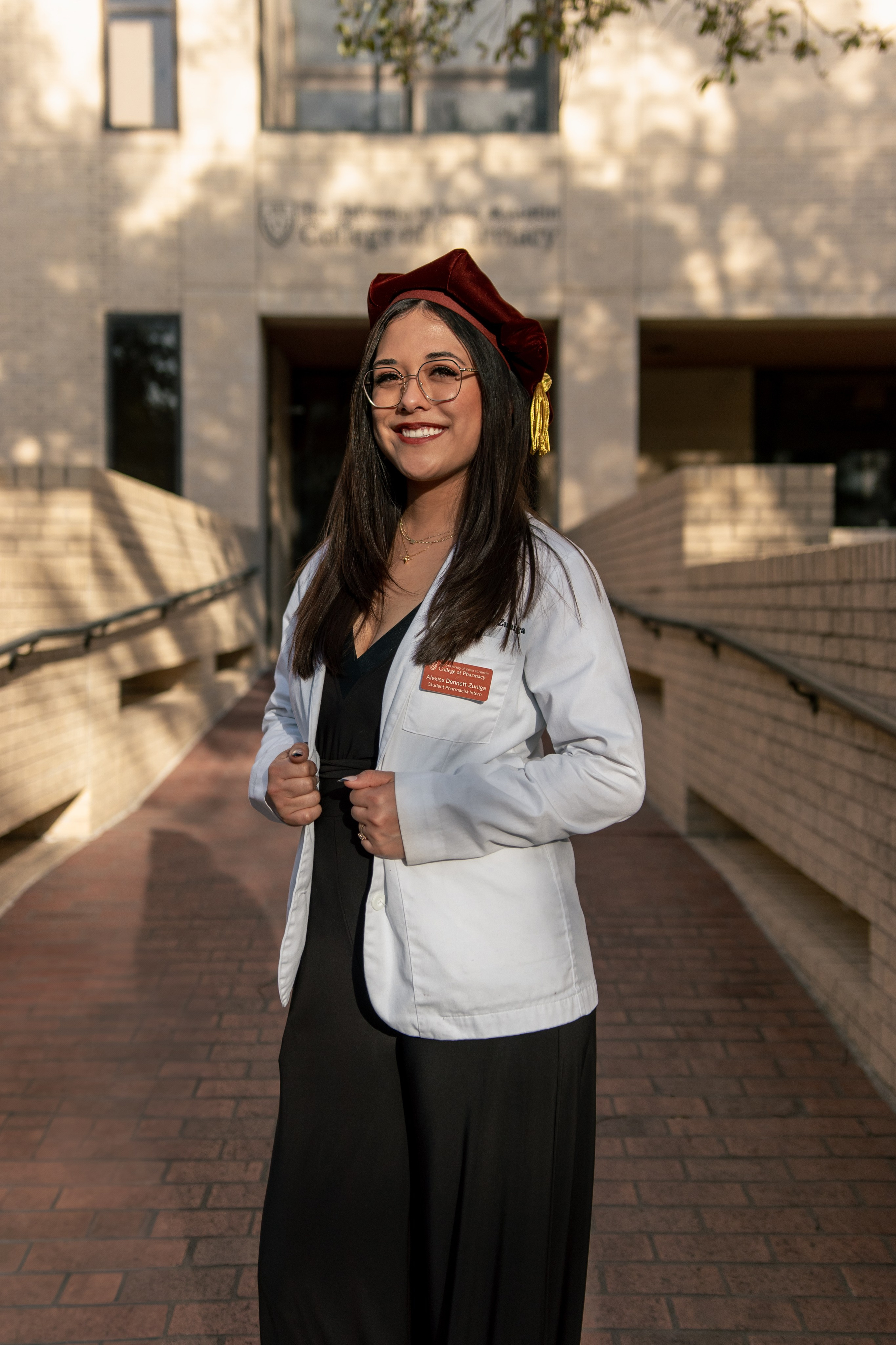 Alexiss' graduation photoshoot at the University of Texas Austin