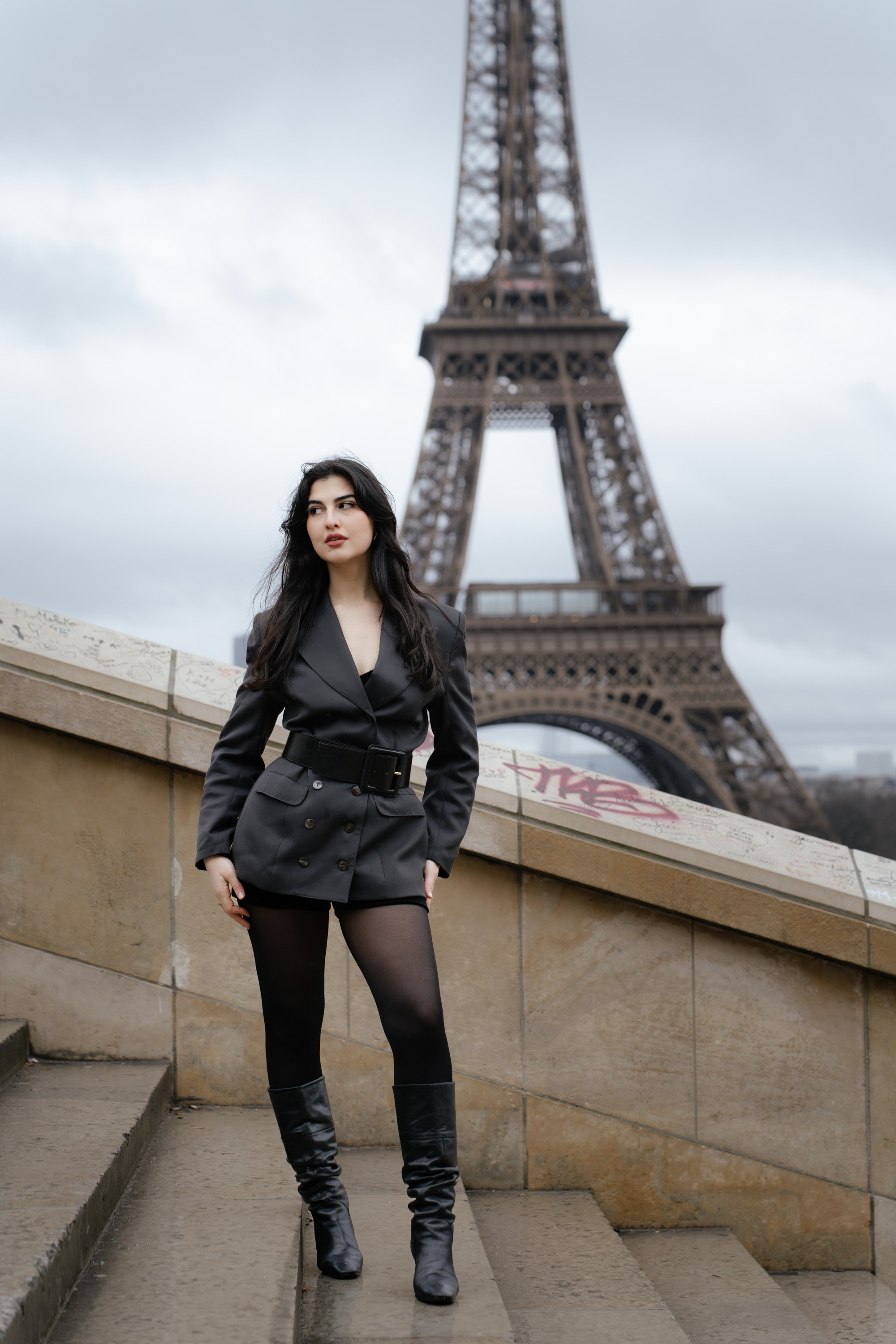 Solo Portrait Session: Trocadero. Paris Photographer & Videographer