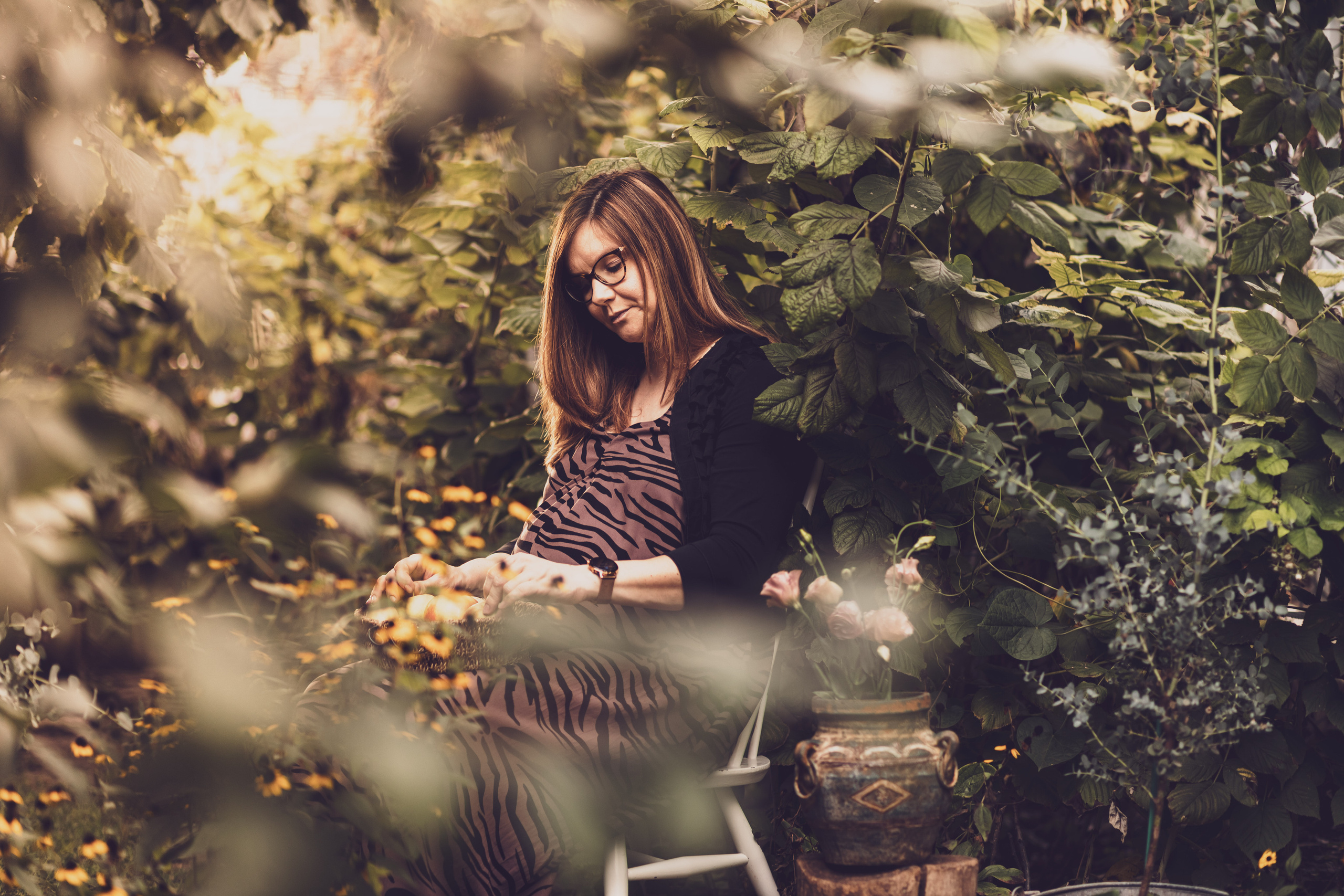 Jesenje fotografisanje trudnice