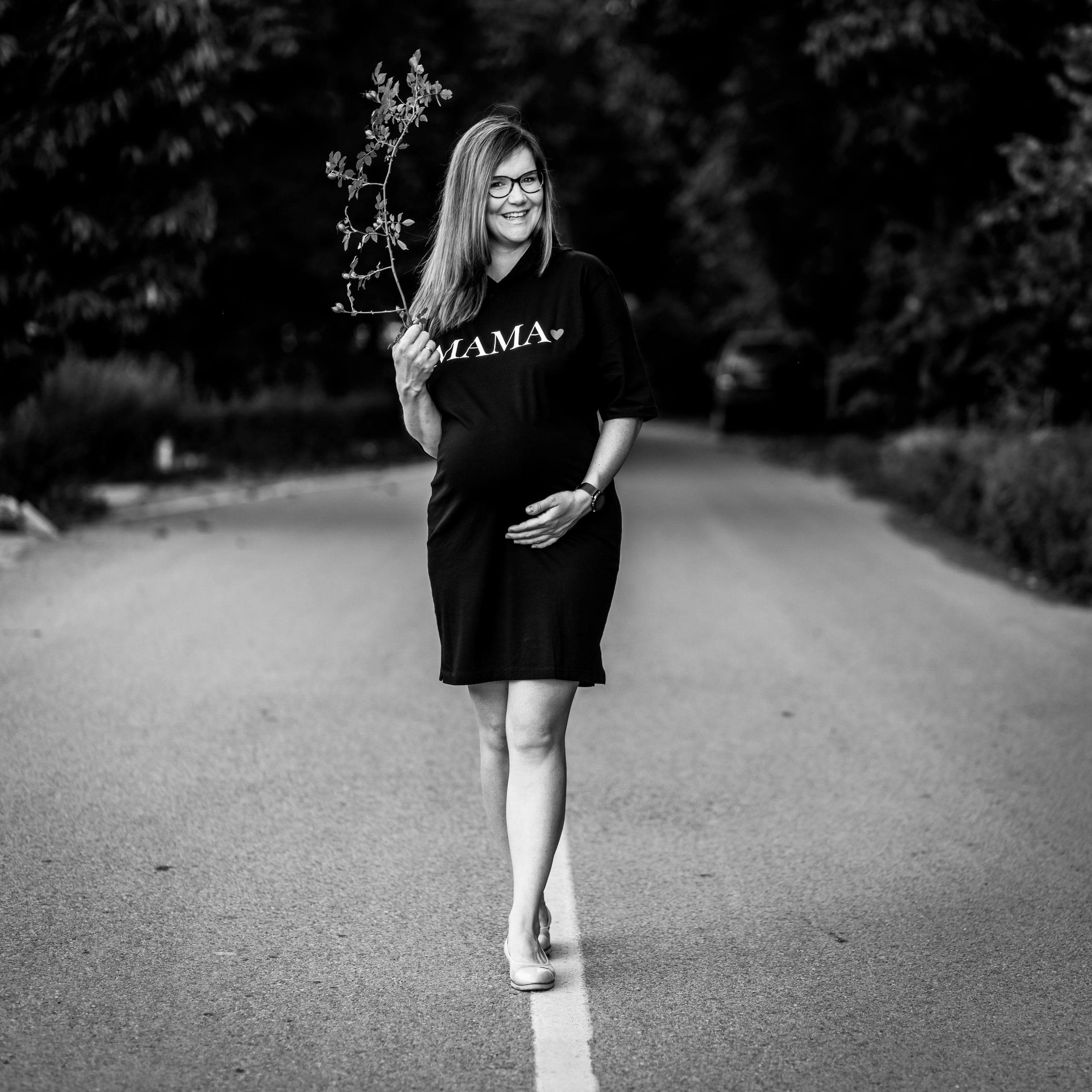 Jesenje fotografisanje trudnice