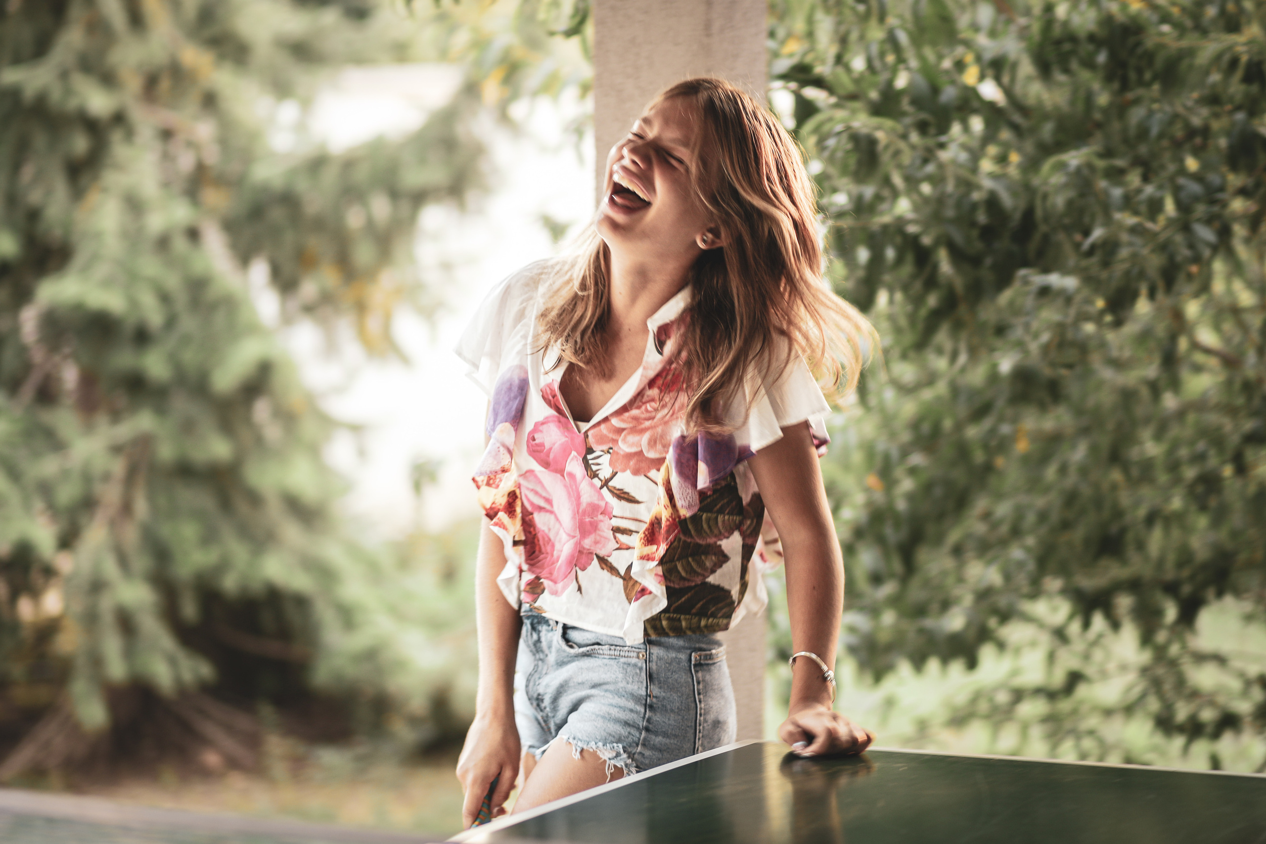 fotografisanje osmeha devojke