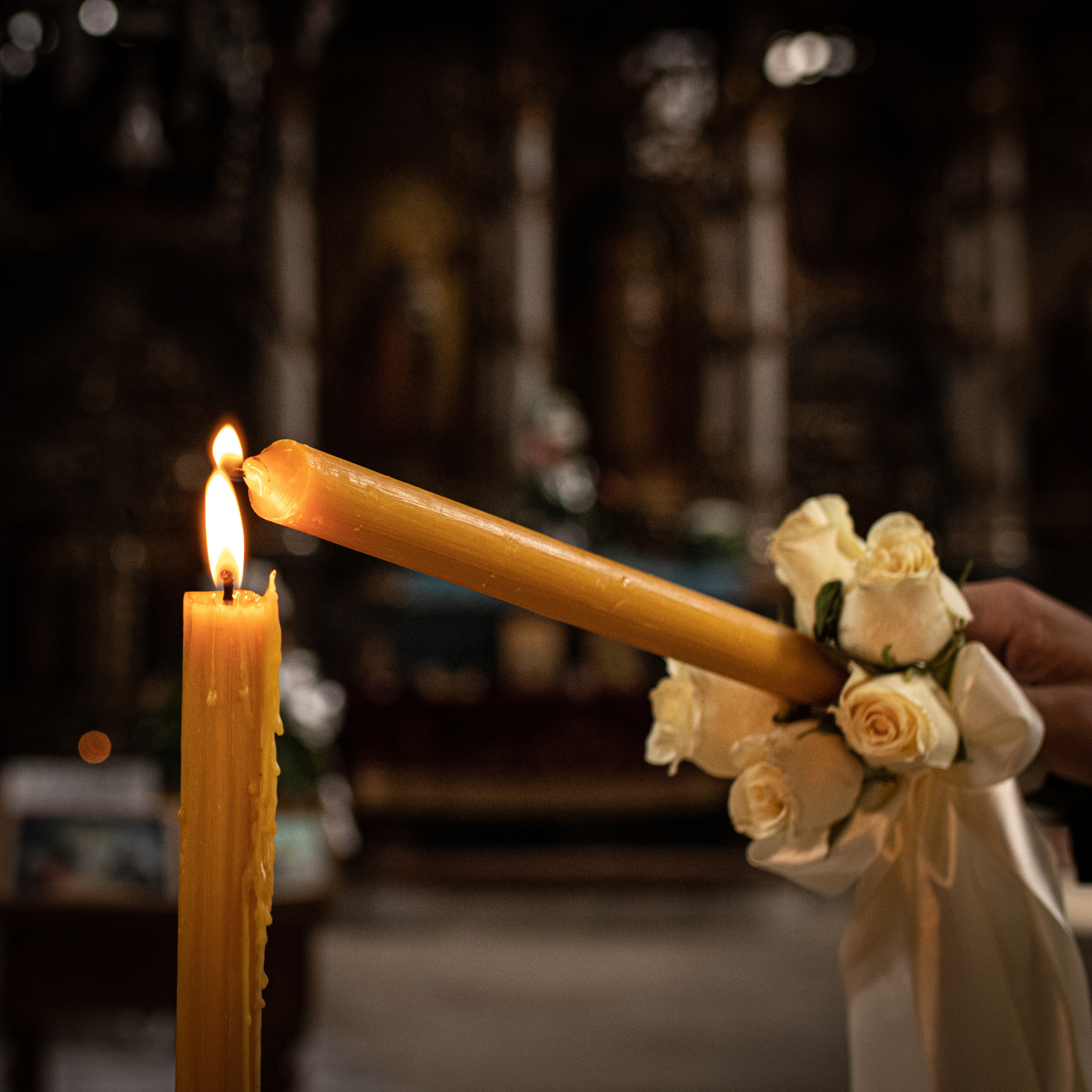 fotografija paljenja sveće