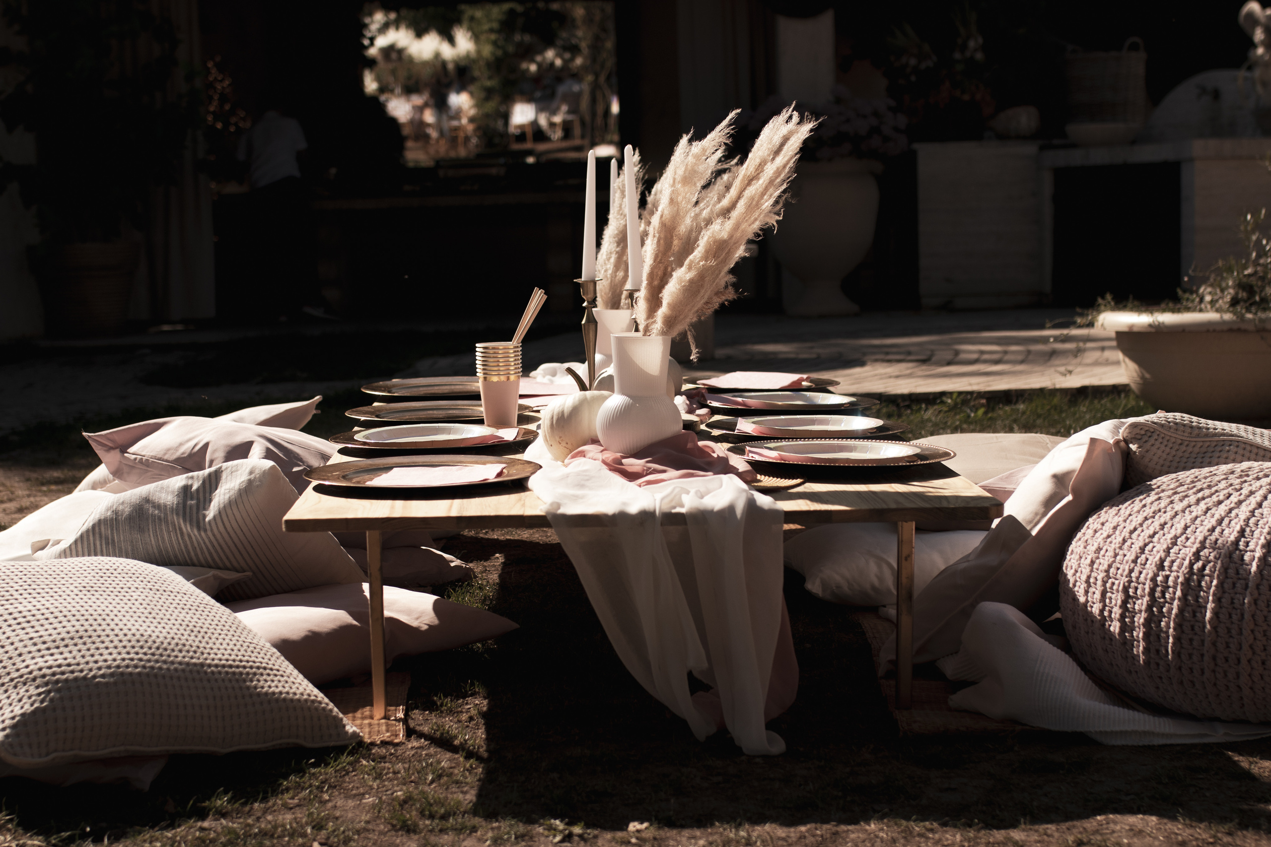 fotografija postavljenog stola za rođendan