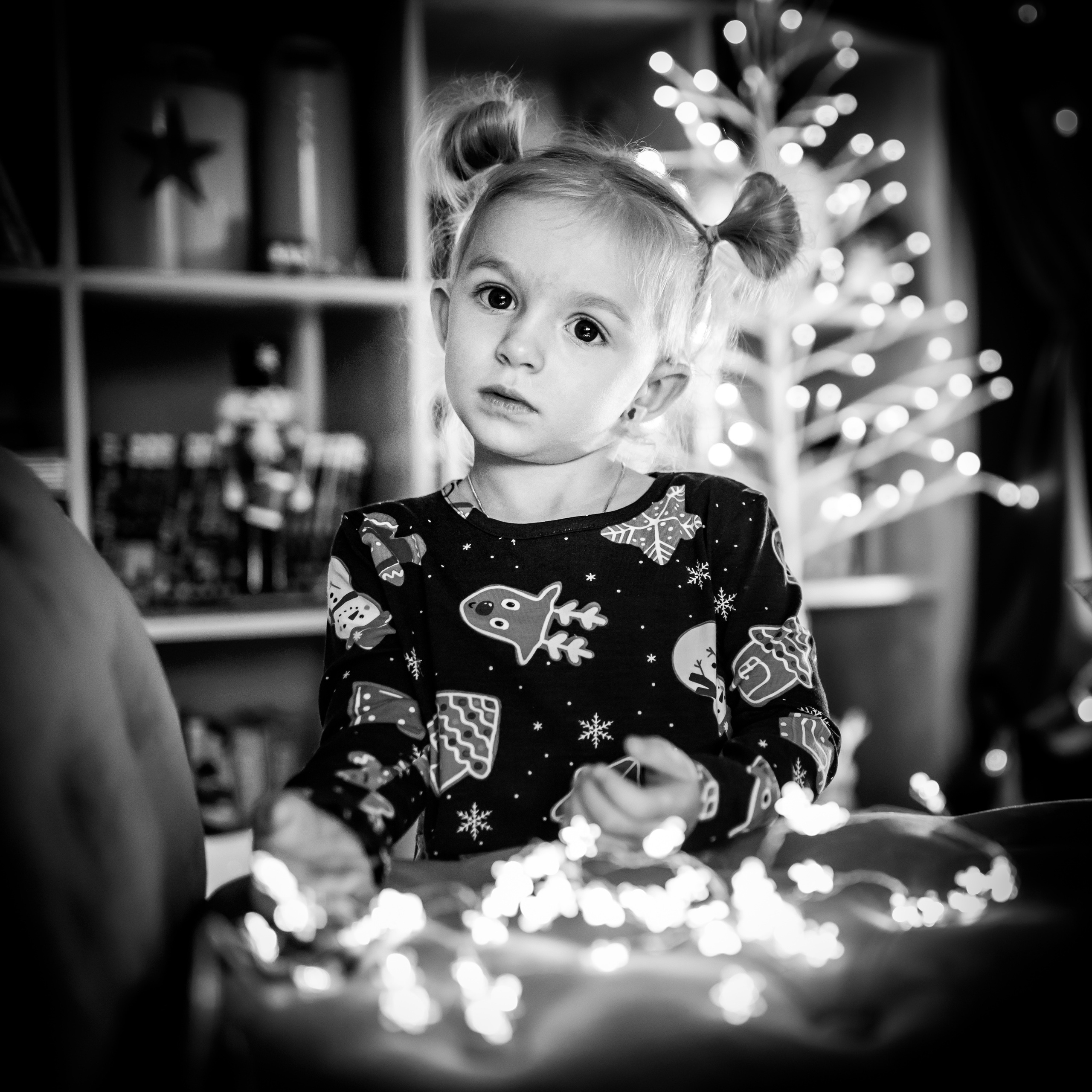 Profesionalno novogodišnje fotografisanje u studiju sa božićnim rekvizitima