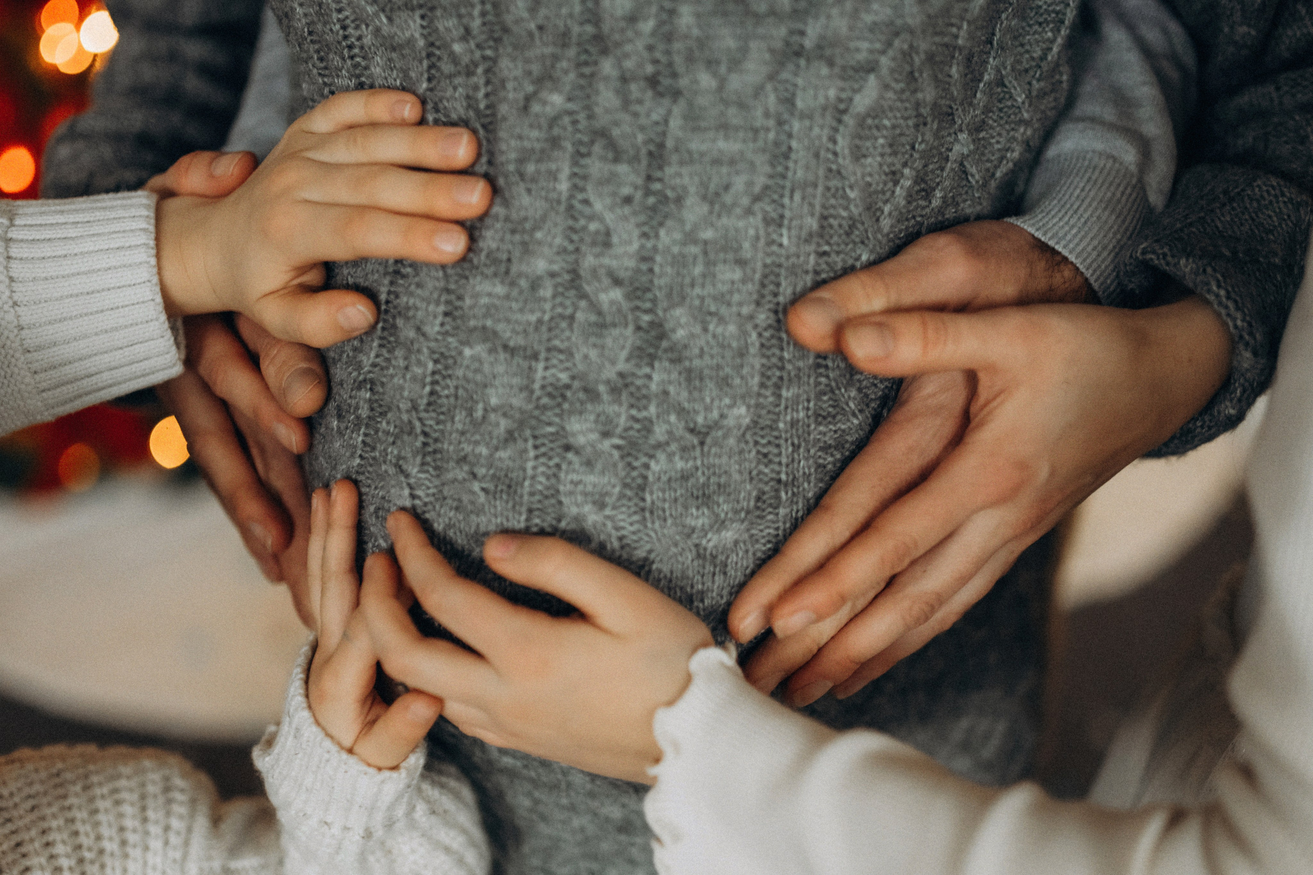 Новогодняя фотосессия в студии. Семейный фотограф Лейпциг, Германия