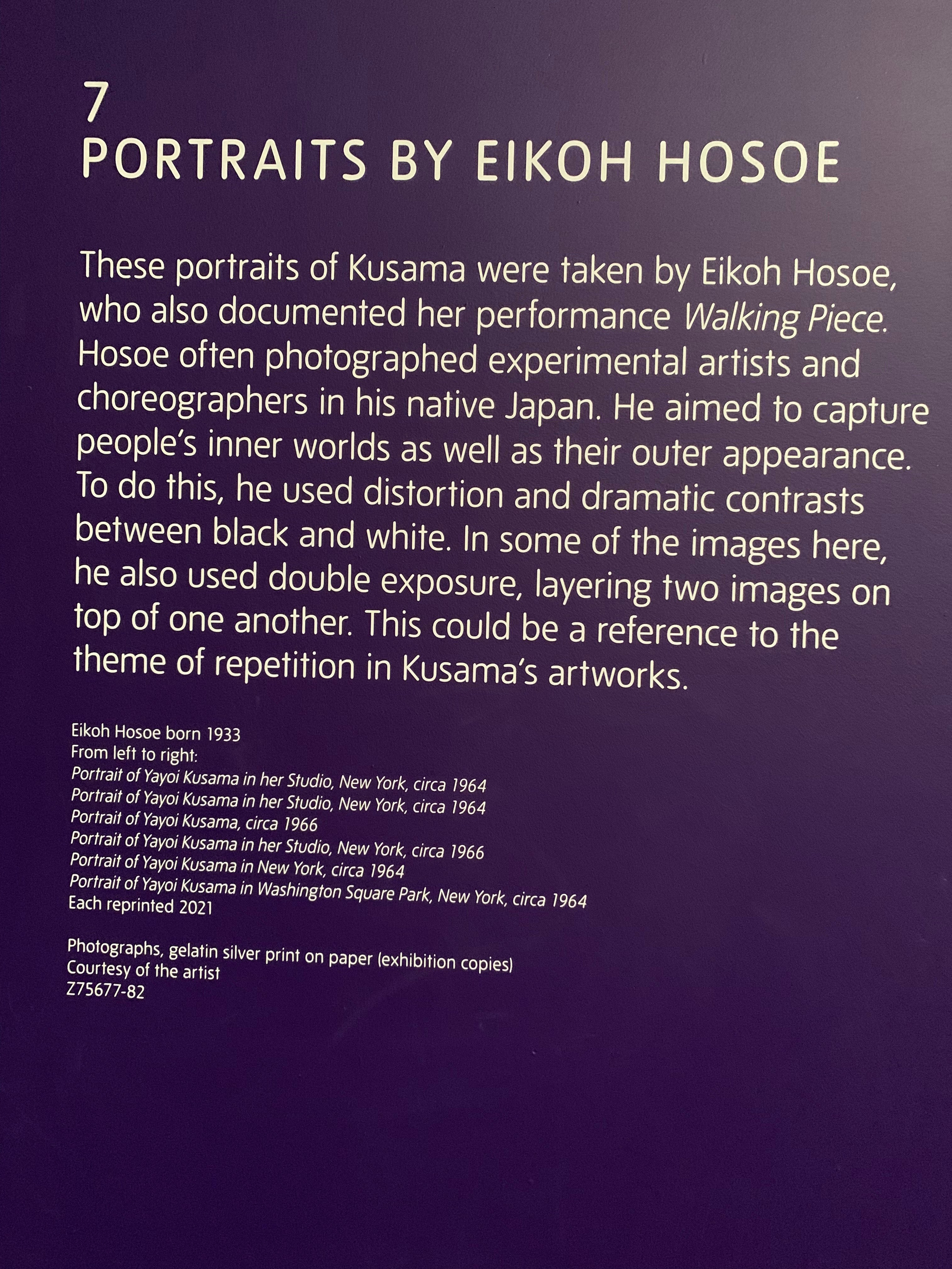 Kusama at Tate Modern. Victoria Dini. Art photography in London / Folkestone, UK