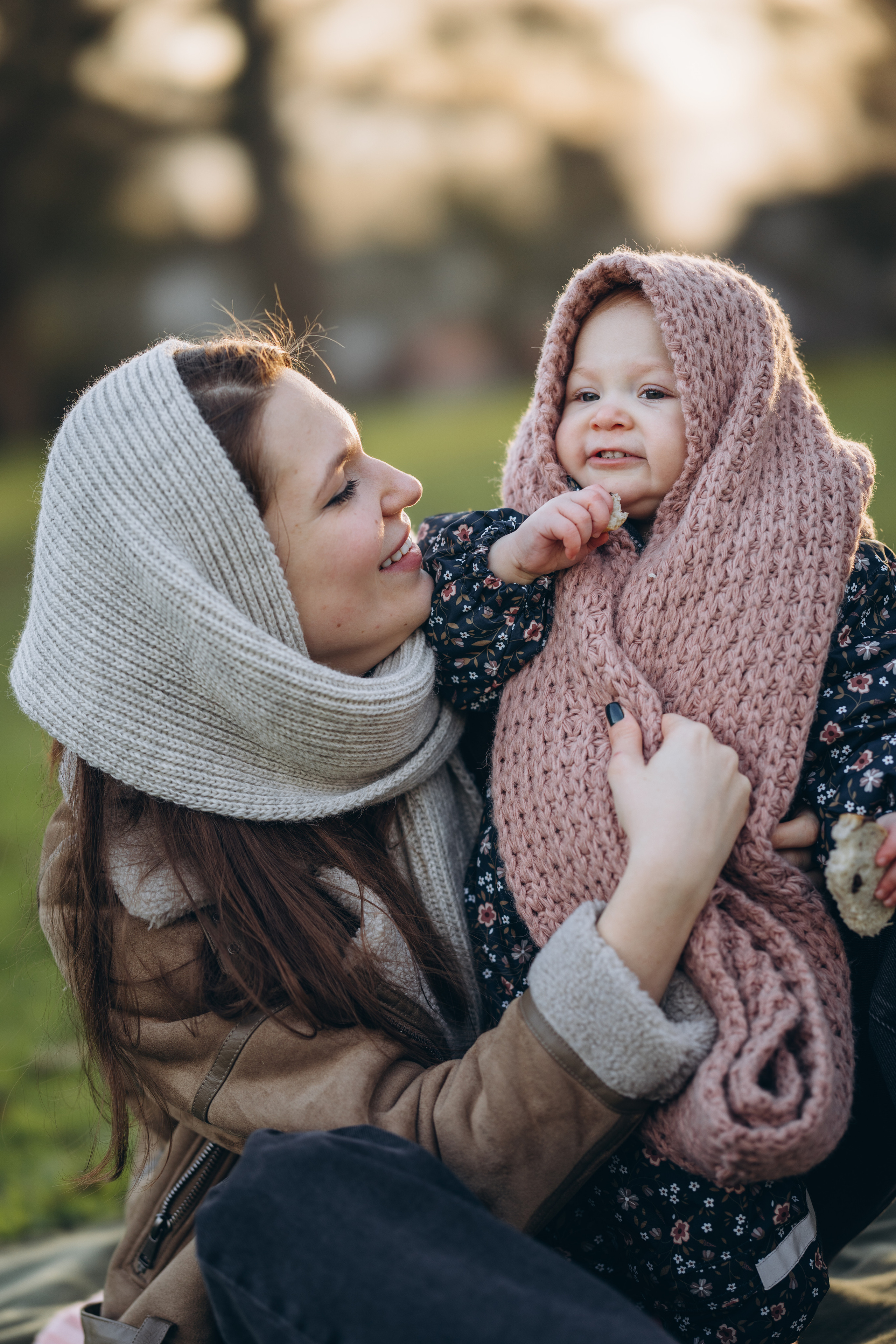 Asel with mum. Anastasia Klink, Photographer in London