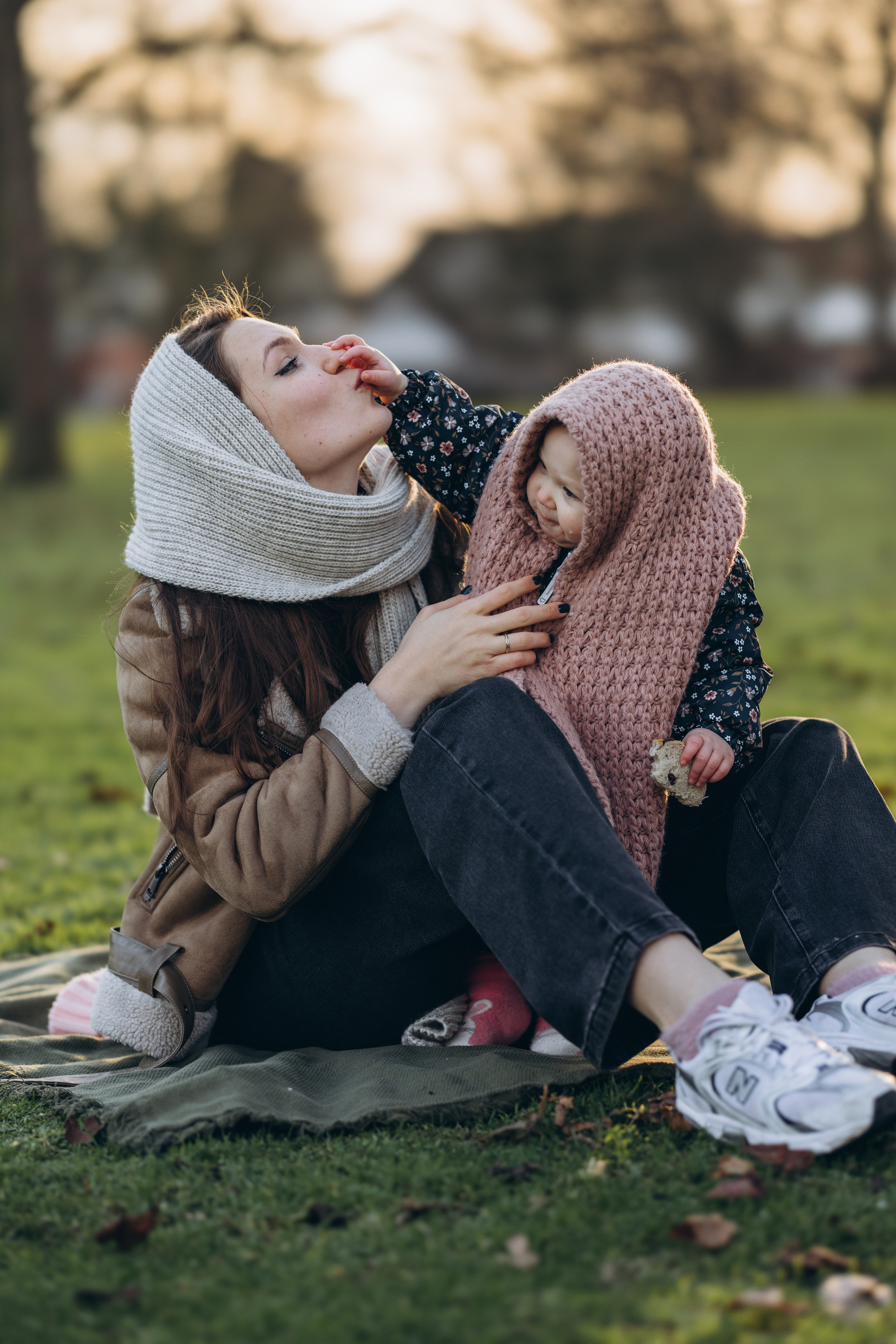 Asel with mum. Anastasia Klink, Photographer in London