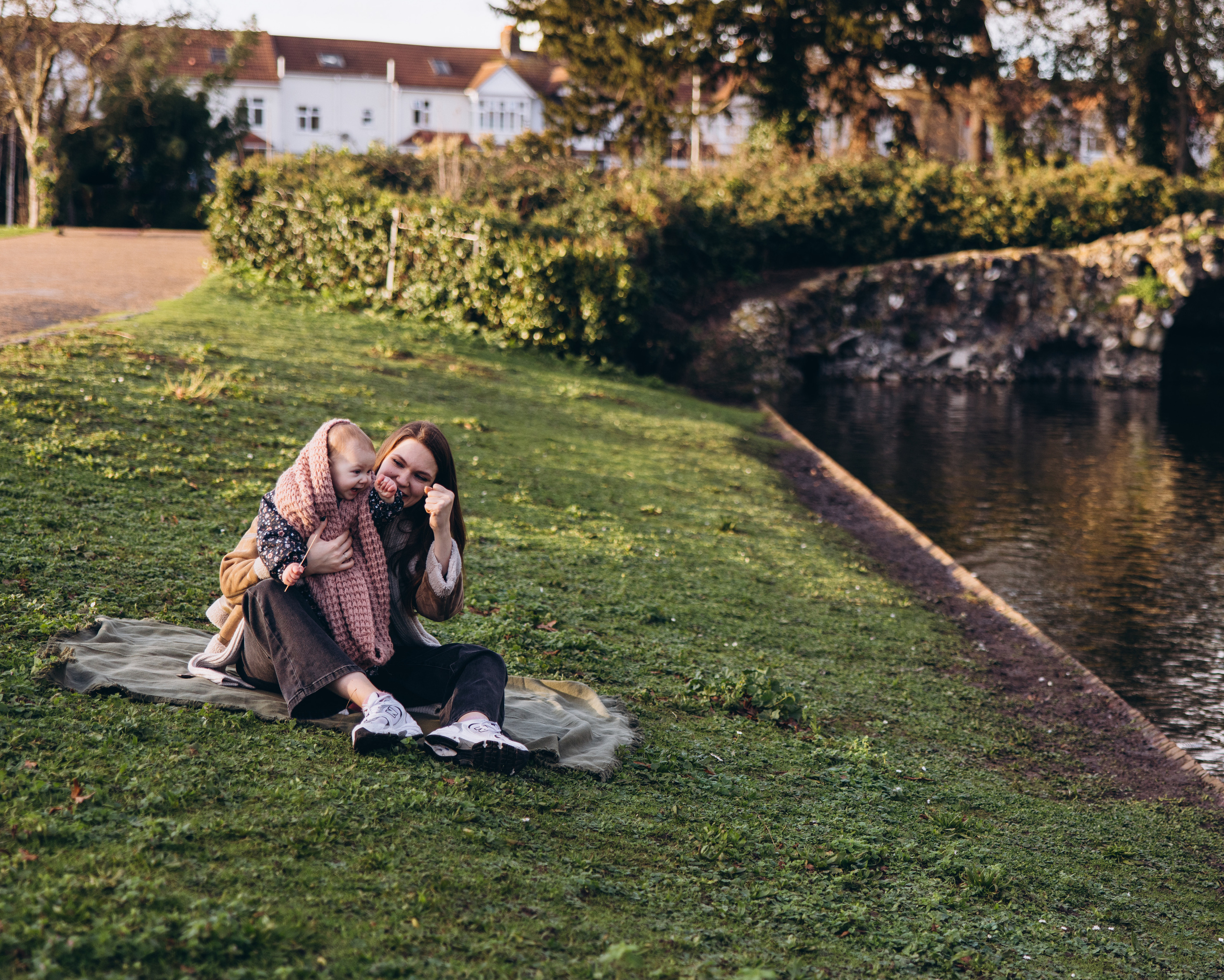 Asel with mum. Anastasia Klink, Photographer in London