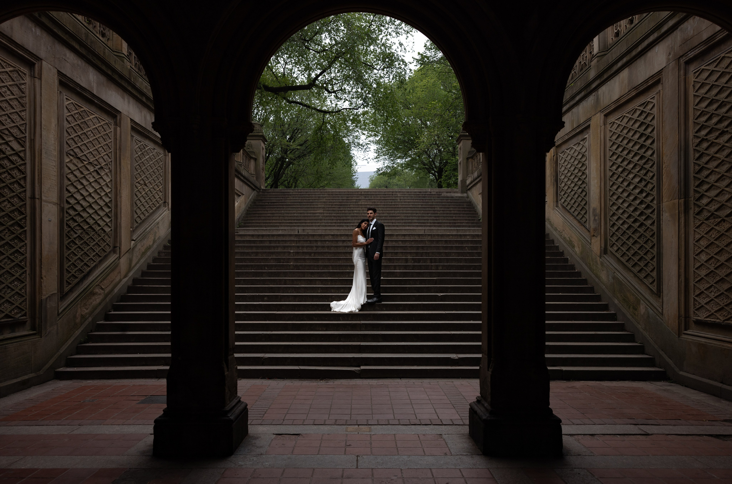 Engagement in Central Park. Photographer Anastasia Nagibina