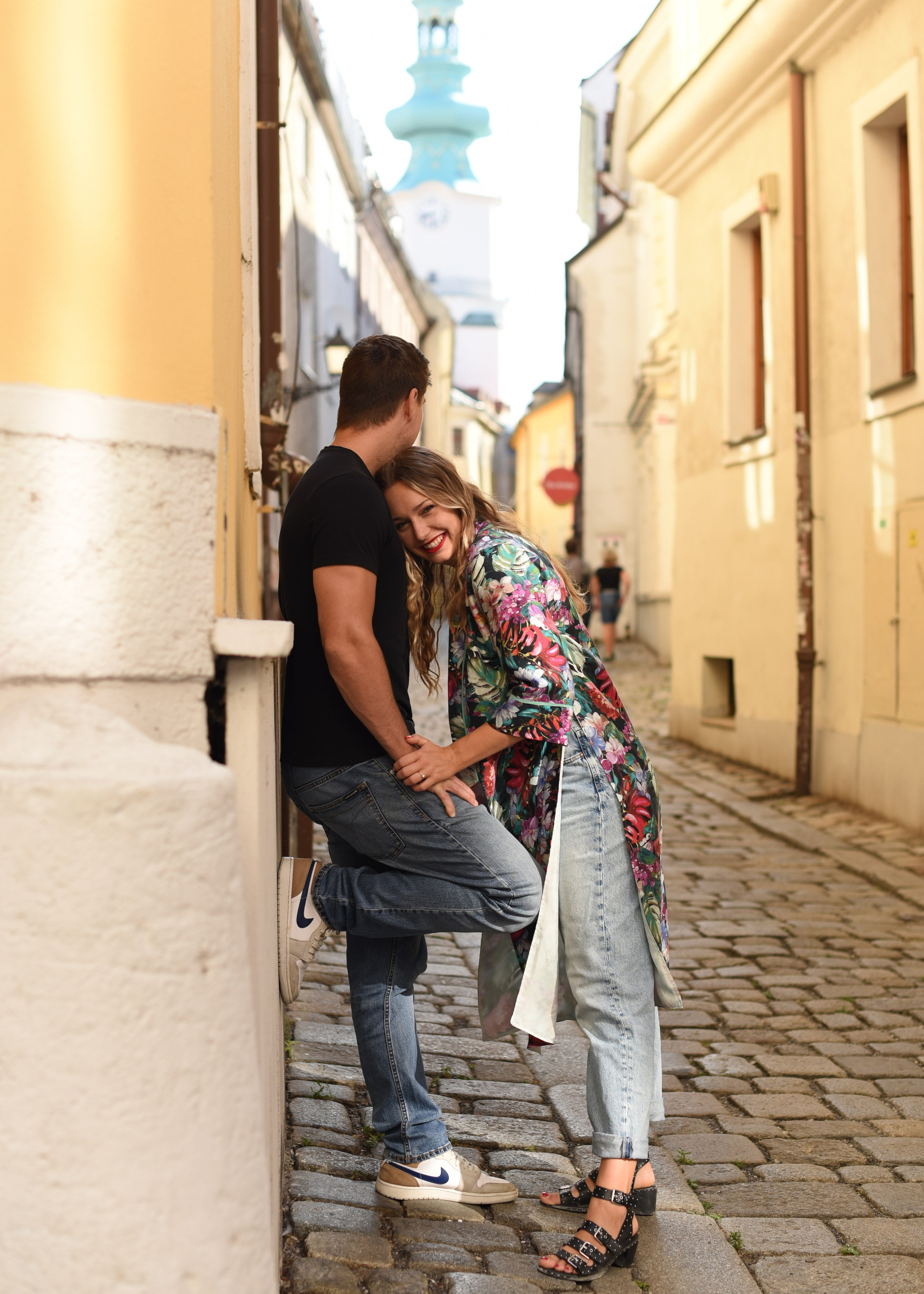 Phillip & Michaela in Bratislava. Photo Vienna and Bratislava