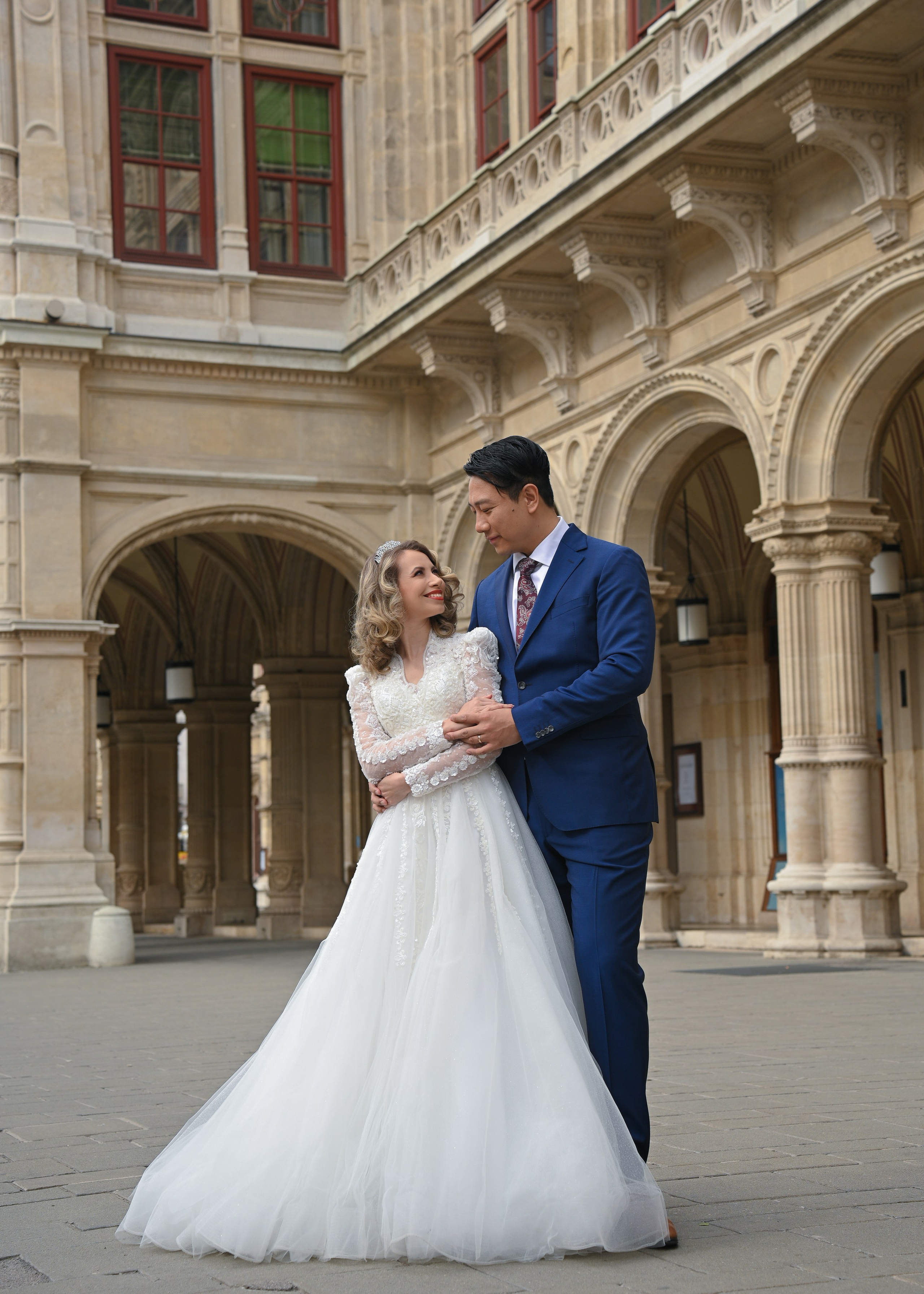 Jin & Diana in Vienna. Photo Vienna and Bratislava