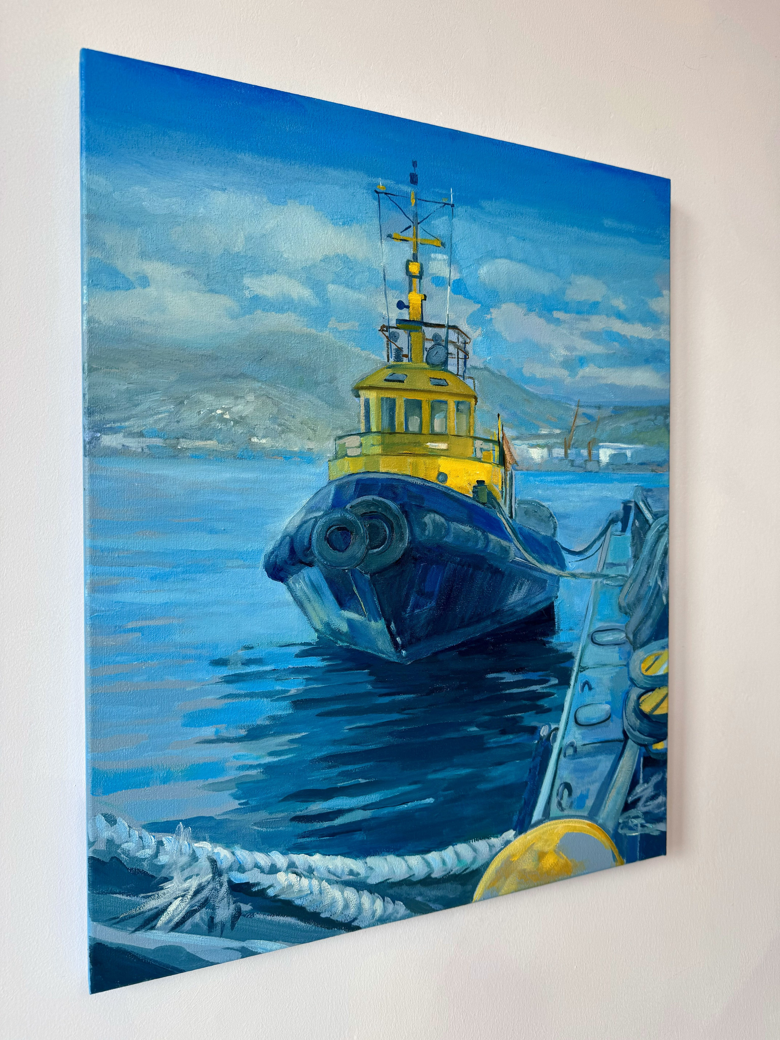 «Hello barge». Художник живописец Савелова Ольга