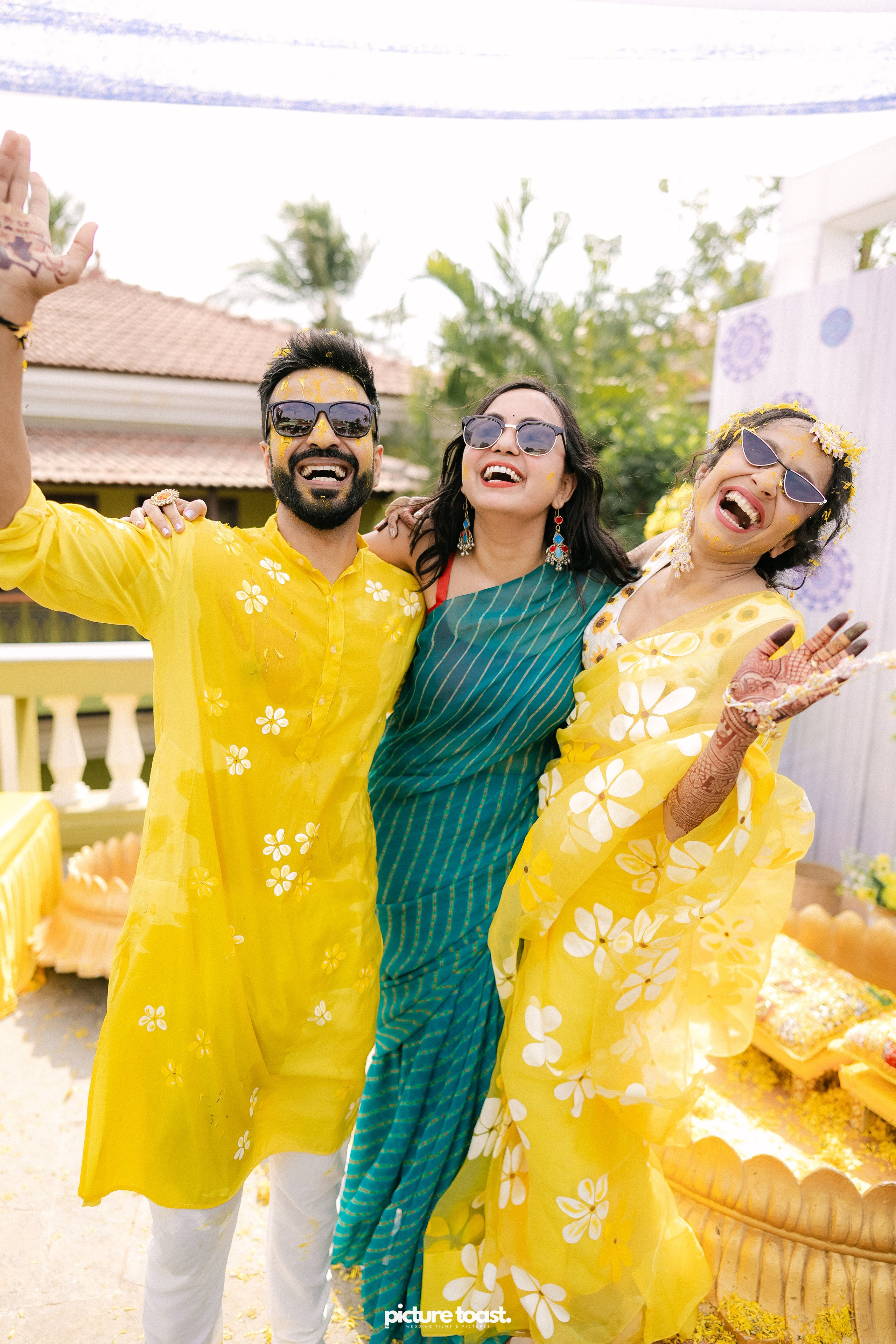 Haldi Hues Ft. Baebie & Goyal. Fine art Wedding Photographers in India & Canada