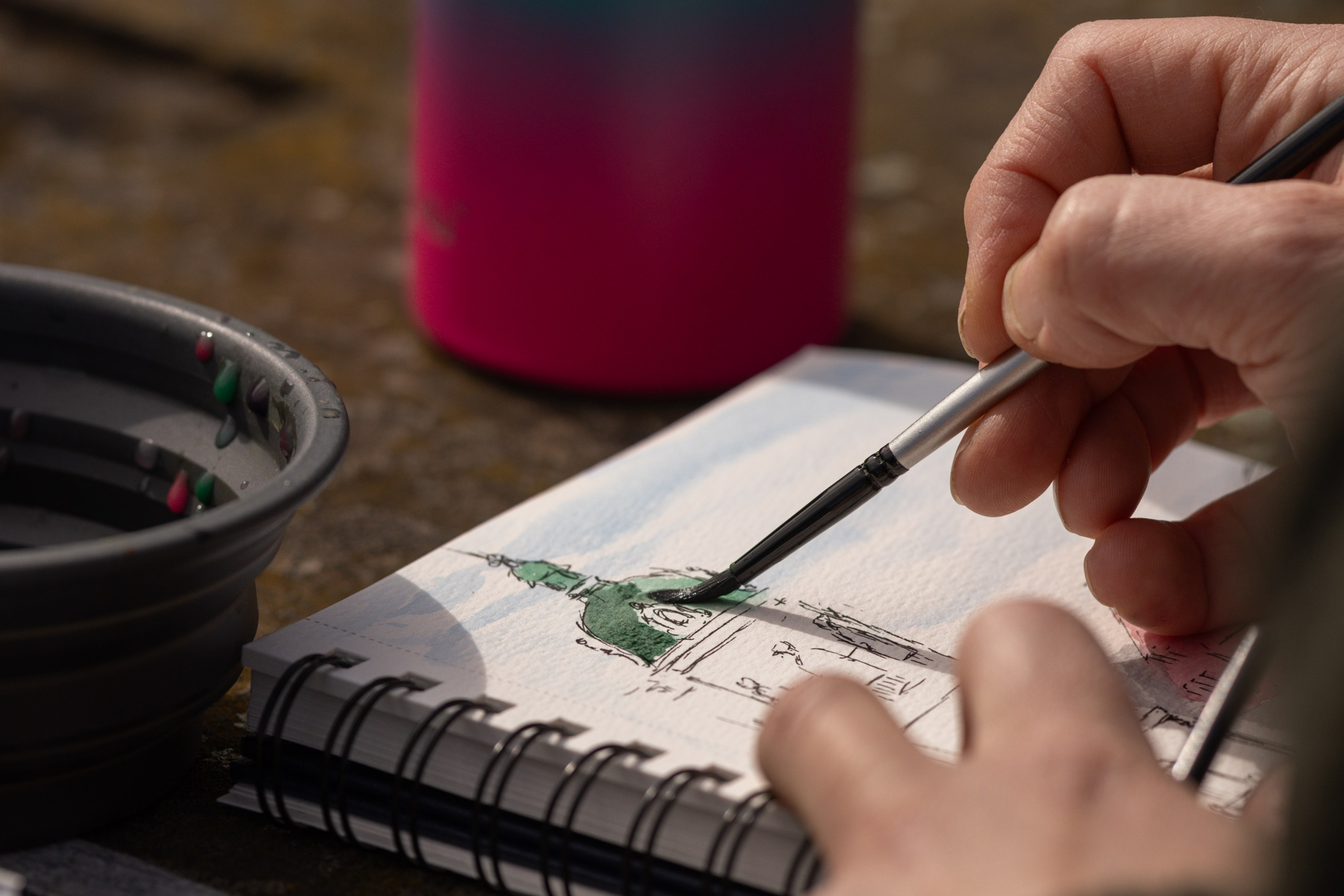 Urbansketchers Dresden. Family & Maternity Photographer in Dresden Tatiana Mudryak