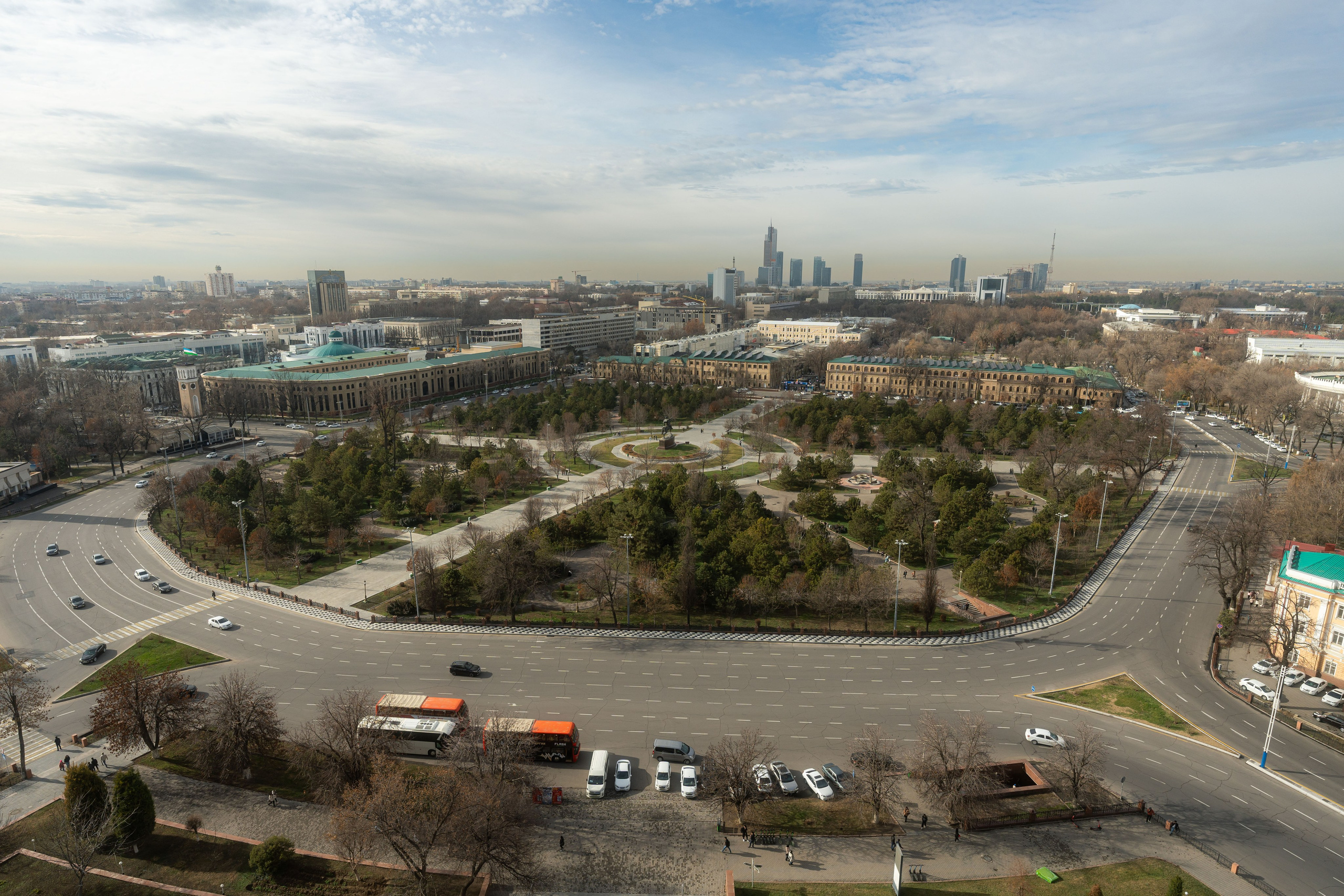 Смог в Ташкенте или Взгляд на город с высоты птичьего полета. Георгий Намазов | Фотограф в Ташкенте